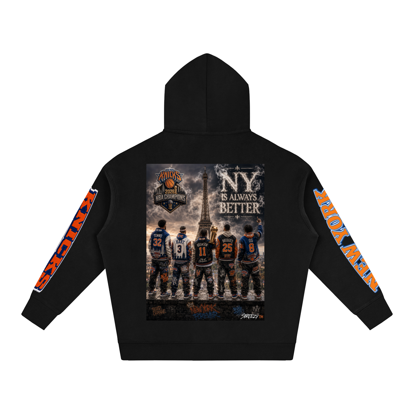 Knicks Paris tour Hoodie