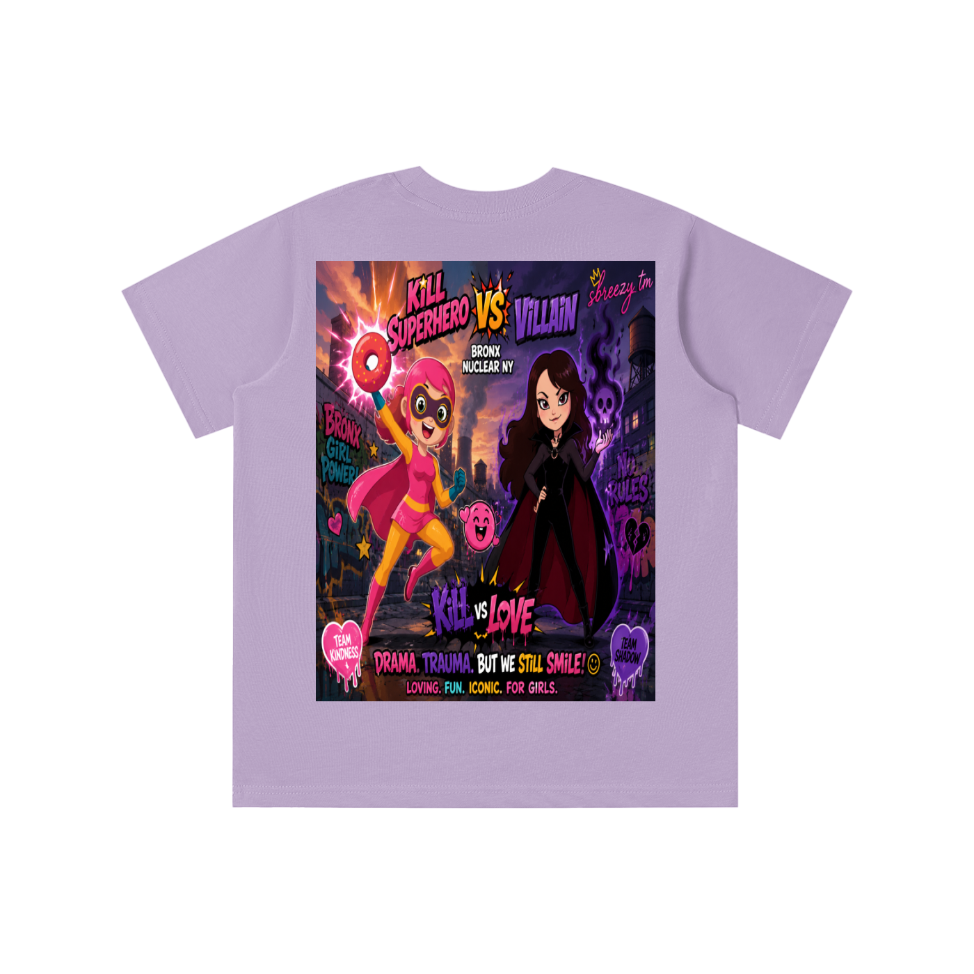Bx girls superhero Kids' T-shirt