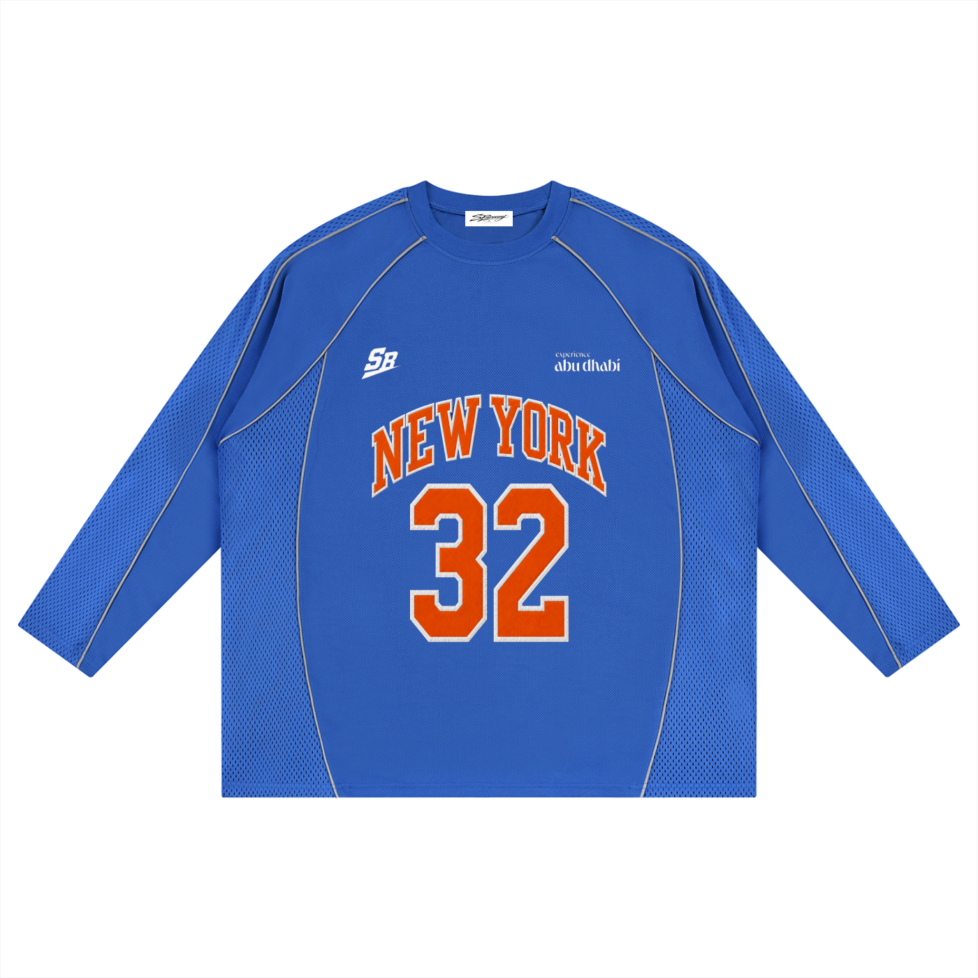 Karl Anthony Towns Sbreezy Knicks Paneled Raglan Soccer Jersey