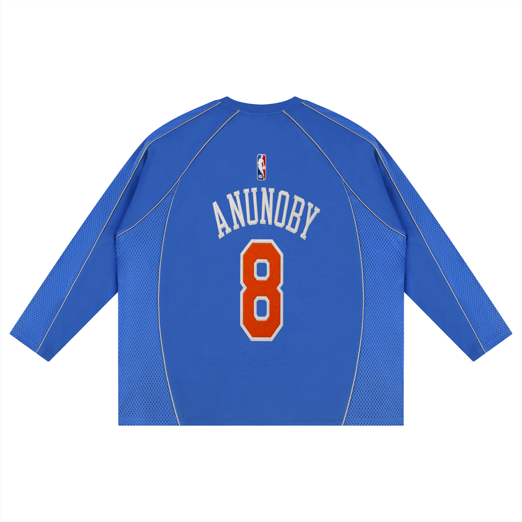 OG Anunoby sbreezy Knicks Paneled Raglan Soccer Jersey