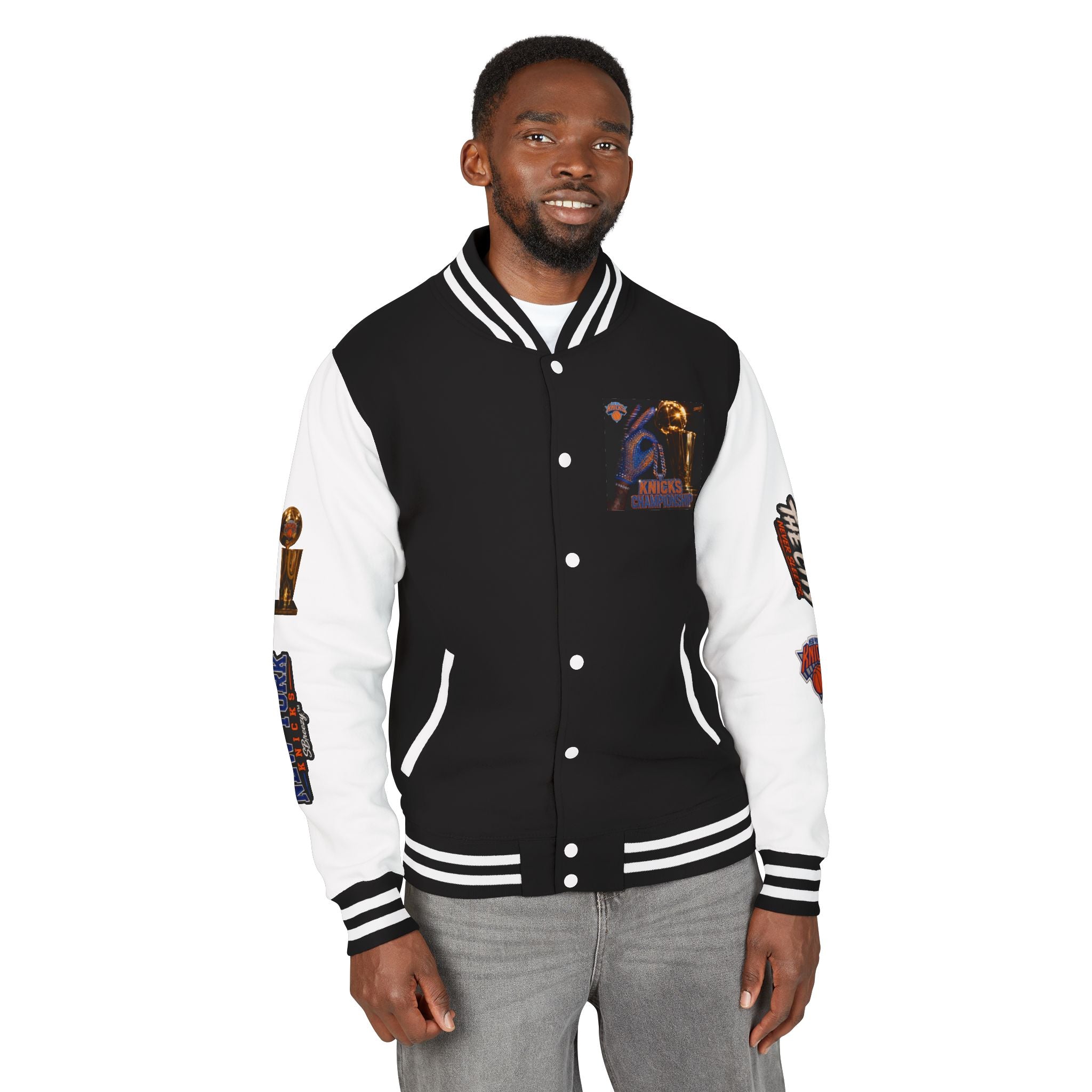 Knicks Letterman Jacket — Vintage NYC Basketball Varsity Jacket