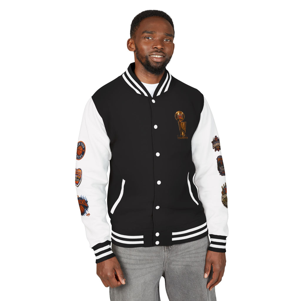Knicks Patch Letterman Jacket — New York Basketball Varsity Jacket