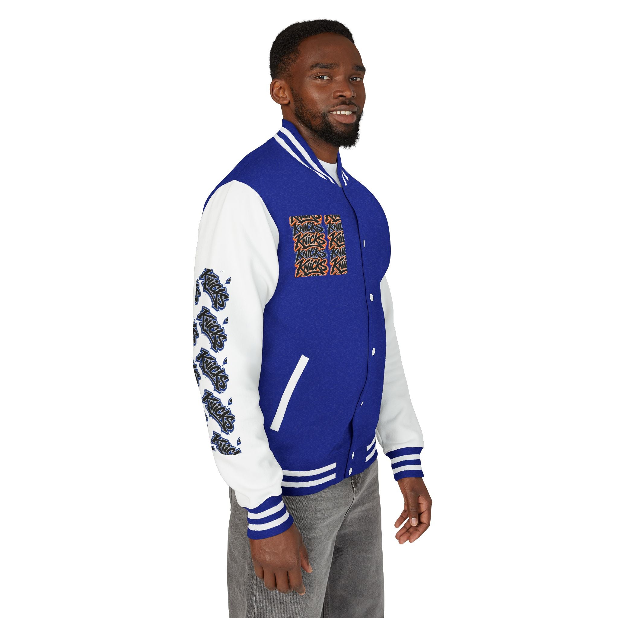 Knicks Graffiti Letterman Jacket