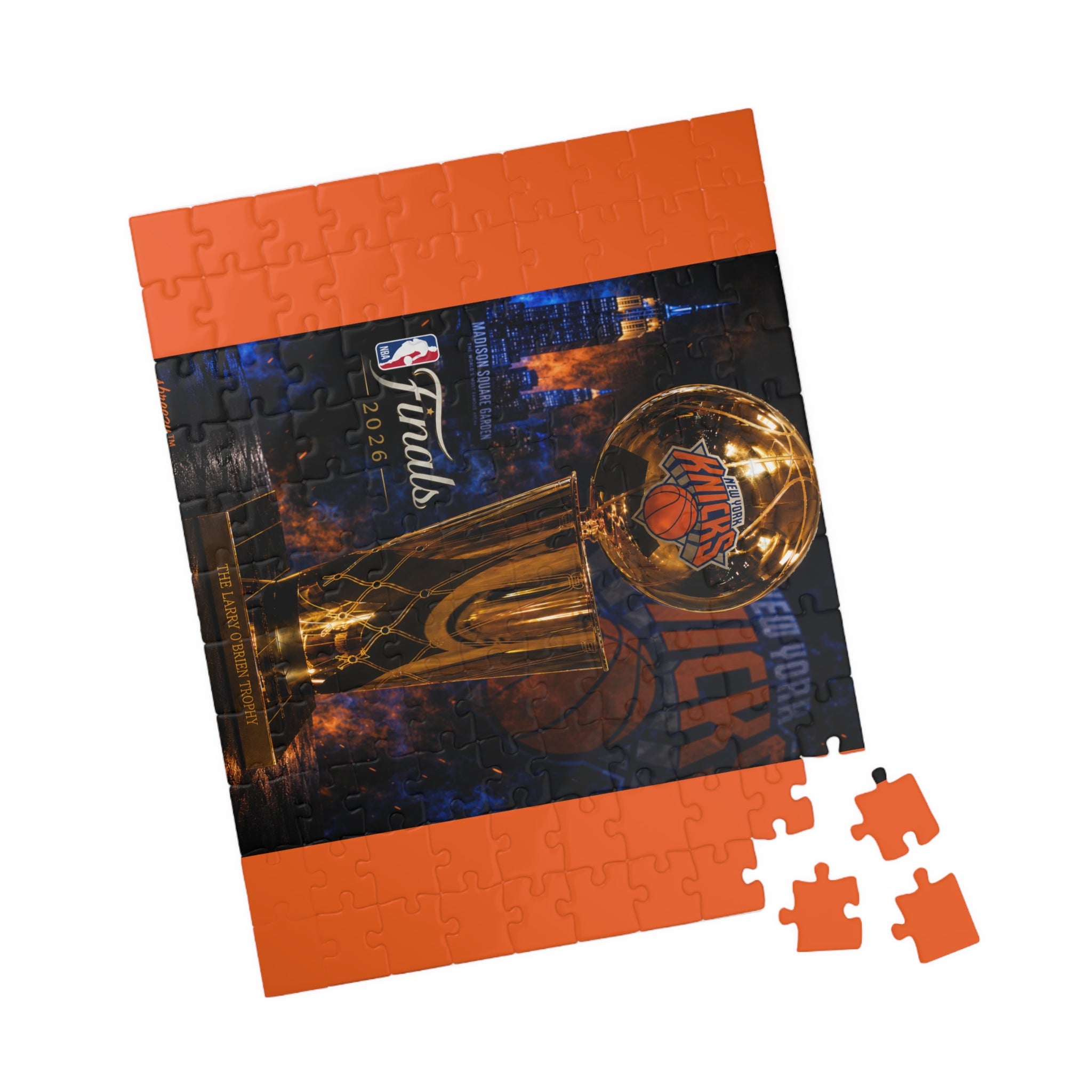 NBA Finals Trophy Puzzle — Basketball Championship Jigsaw (110/252/520/1014 pcs)