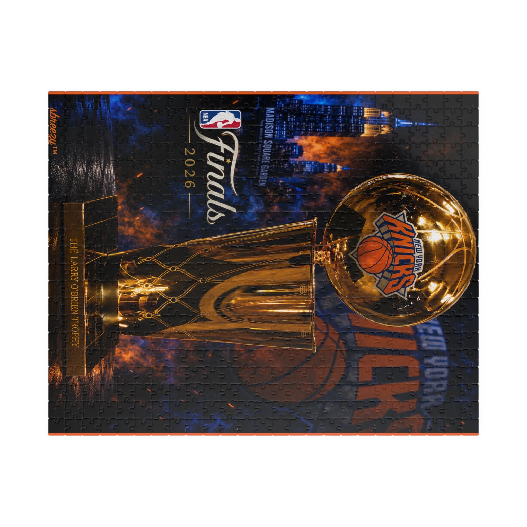 NBA Finals Trophy Puzzle — Basketball Championship Jigsaw (110/252/520/1014 pcs)