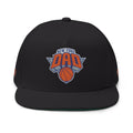 New York Dad Basketball Flat Bill Cap — Embroidered Sports Dad Hat
