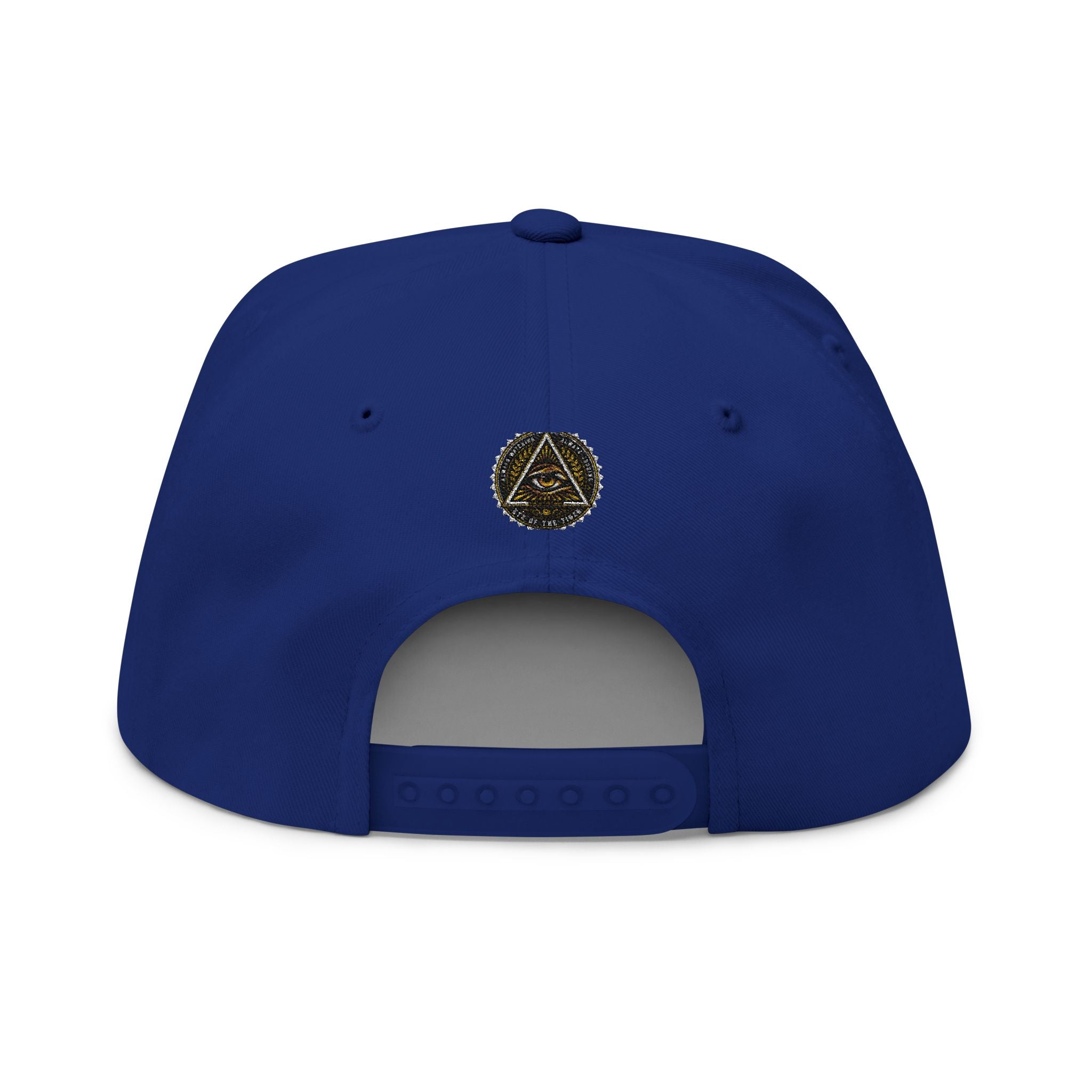 All-Seeing Eye Embroidered Flat Bill Cap — "KNICKS LIFE" Streetwear Snapback