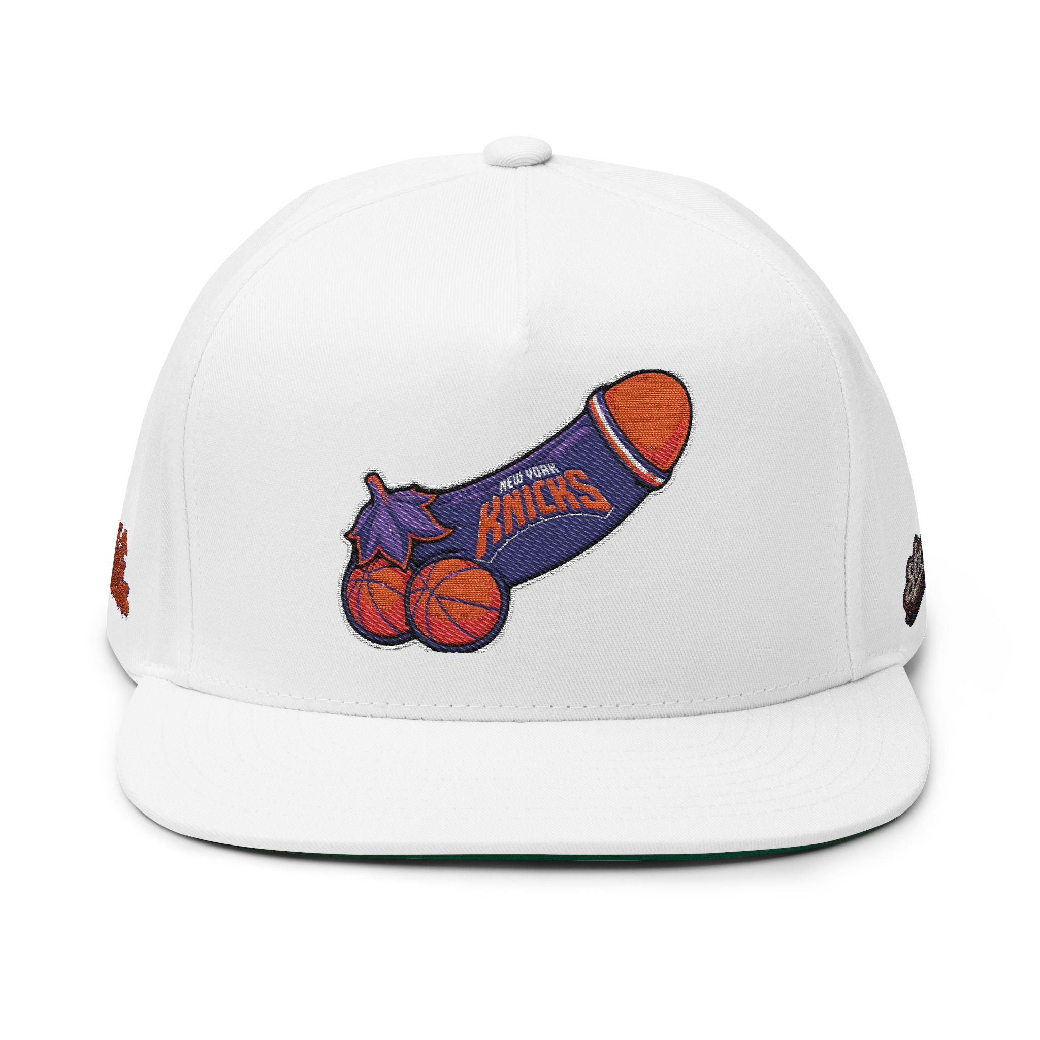 Embroidered Rocket Knicks Big Boy Flat Bill Cap