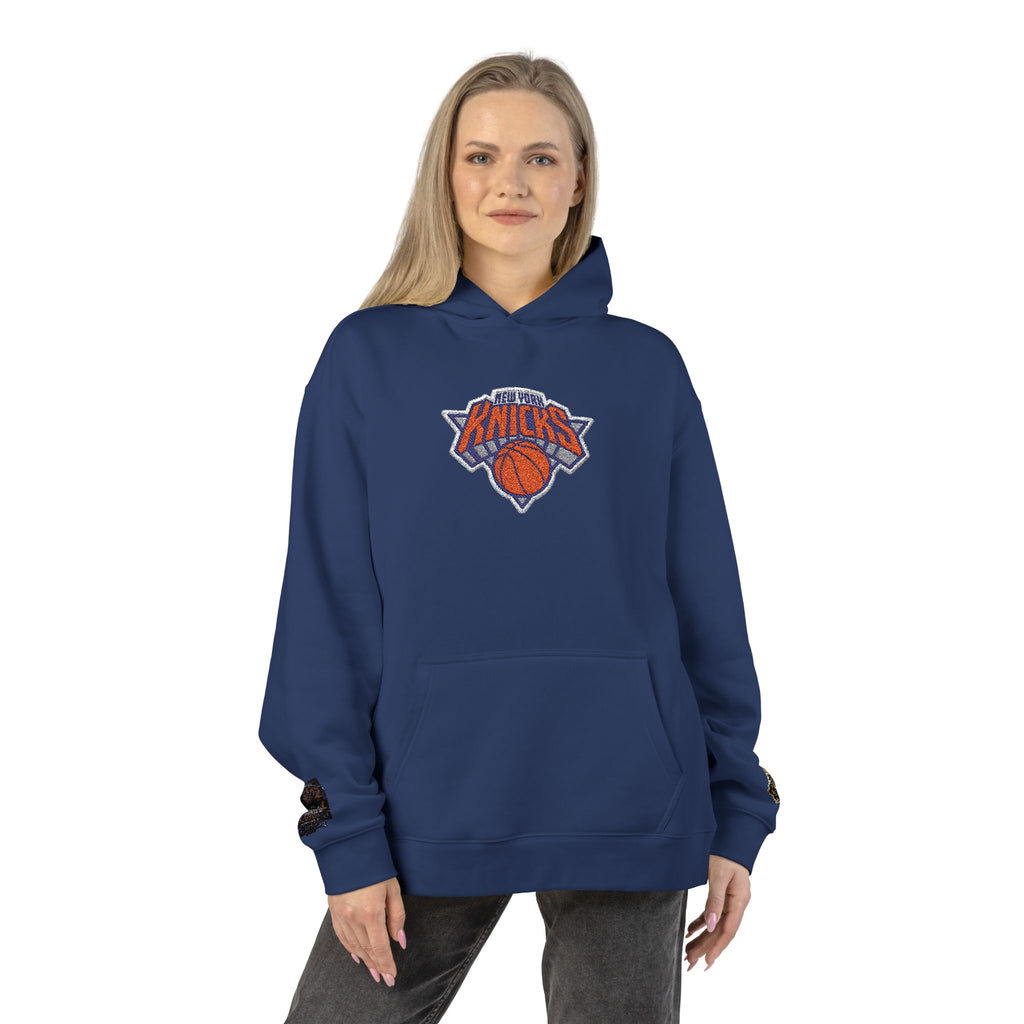 New York Knicks Logo Hoodie - Relaxed Streetwear Pullover