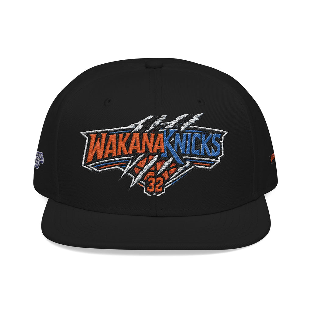 New York Knicks Embroidered Snapback Hat — Retro Team Logo Cap