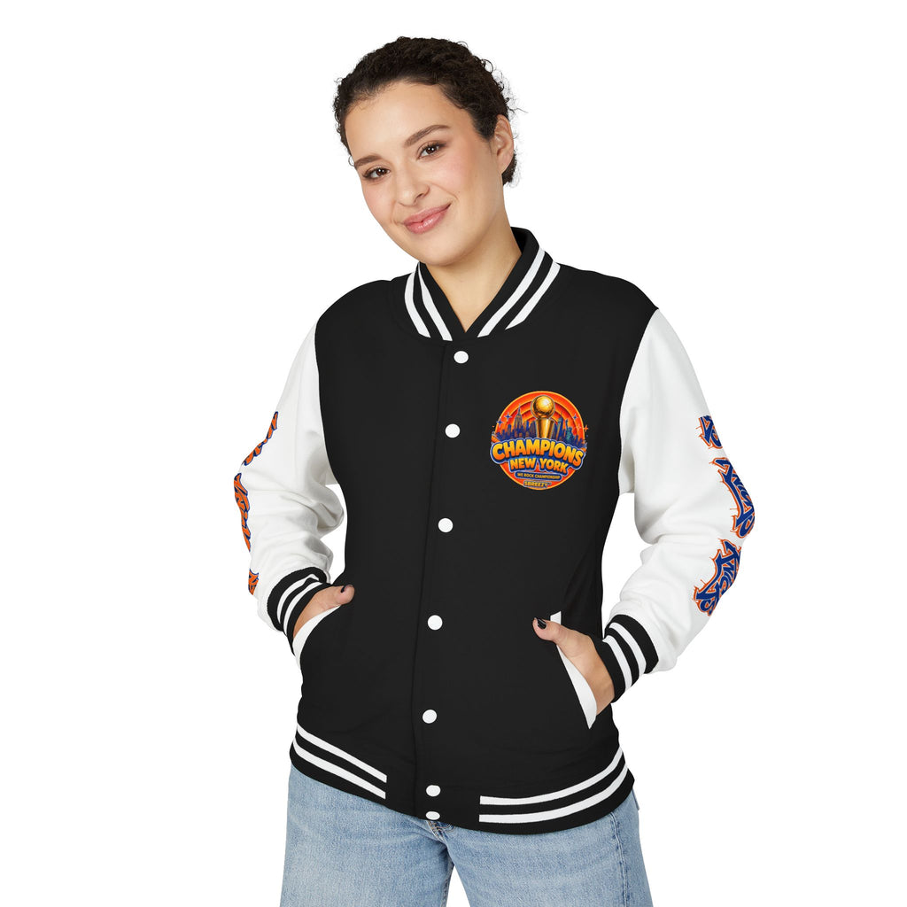 Knicks Championship Letterman Jacket — "That's All, Folks!" New York Stand Up