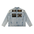 Nyc Vintage Wash Zip Denim Jacket