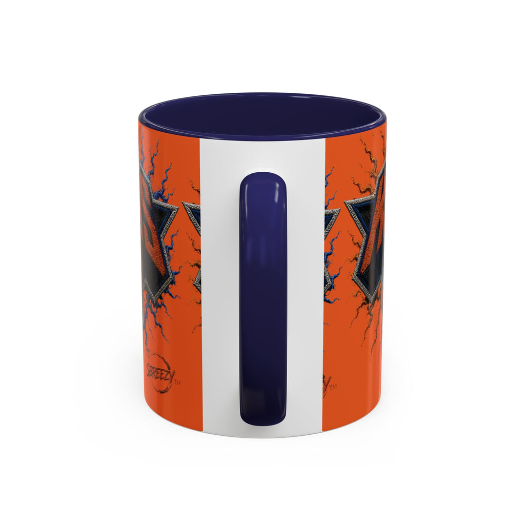 New York Knicks Basketball Accent Coffee Mug — 11/15oz Orange & Black