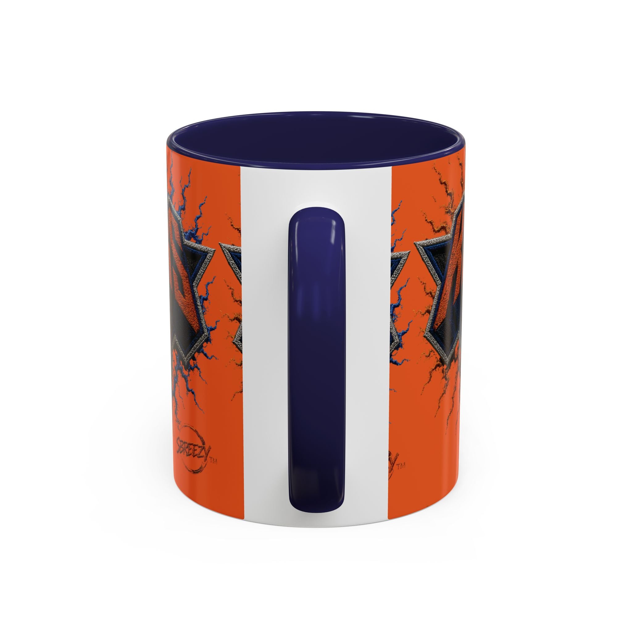 New York Knicks Basketball Accent Coffee Mug — 11/15oz Orange & Black
