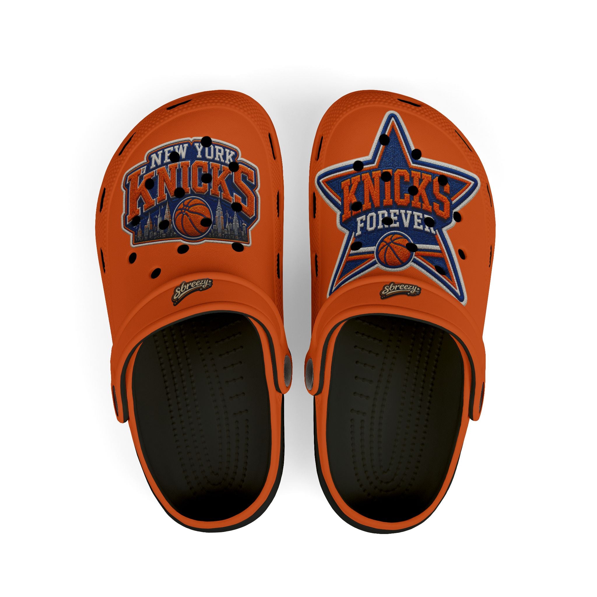 Kids Knicks Foam Clogs — New York Knicks “Knicks Forever” Basketball Slides