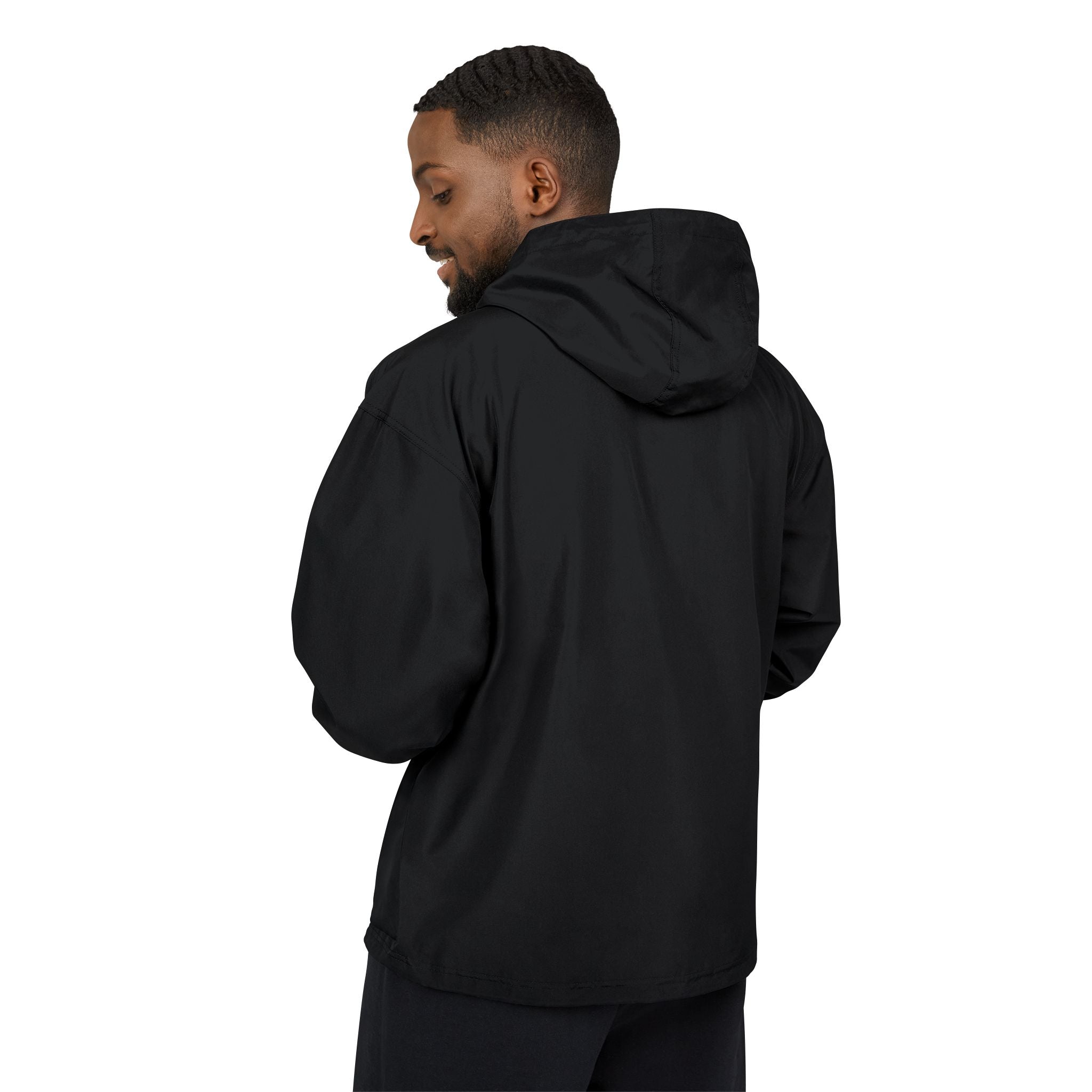 Knicks Jacket — Champion Packable Windbreaker with Orange Floral Logo
