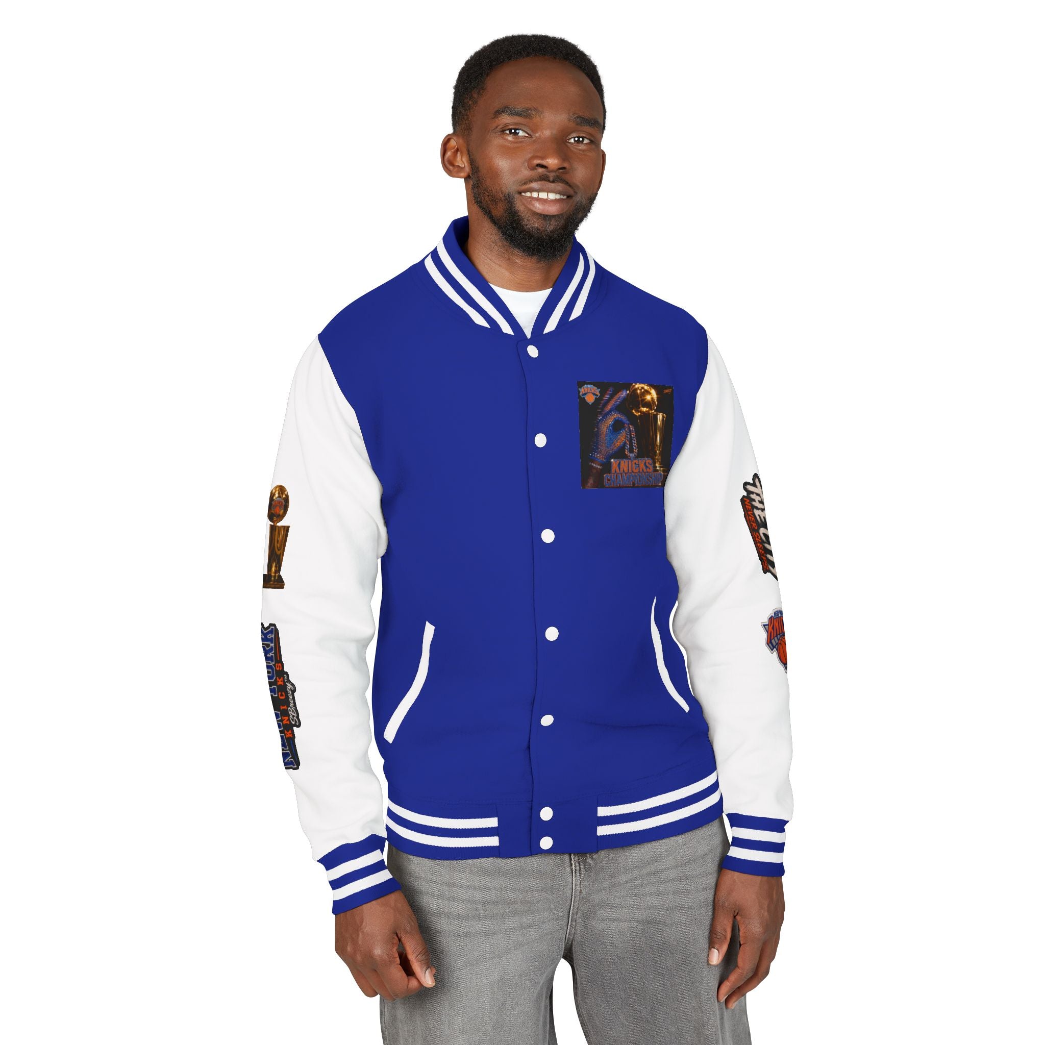 Knicks Letterman Jacket — Vintage NYC Basketball Varsity Jacket