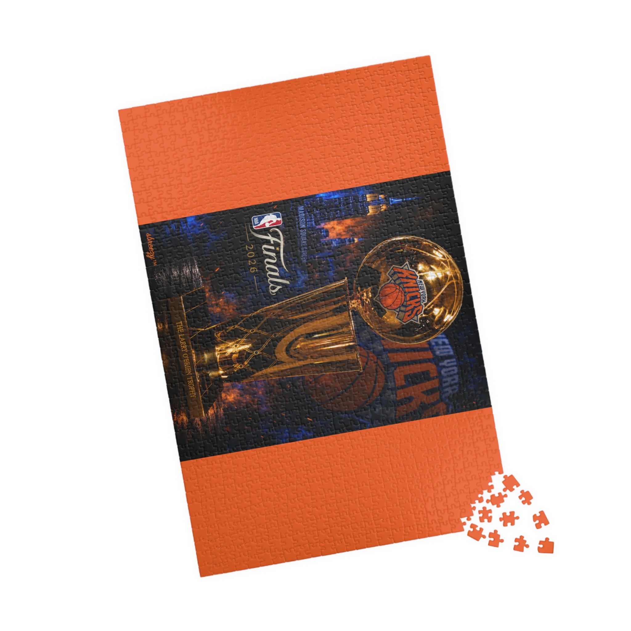 NBA Finals Trophy Puzzle — Basketball Championship Jigsaw (110/252/520/1014 pcs)