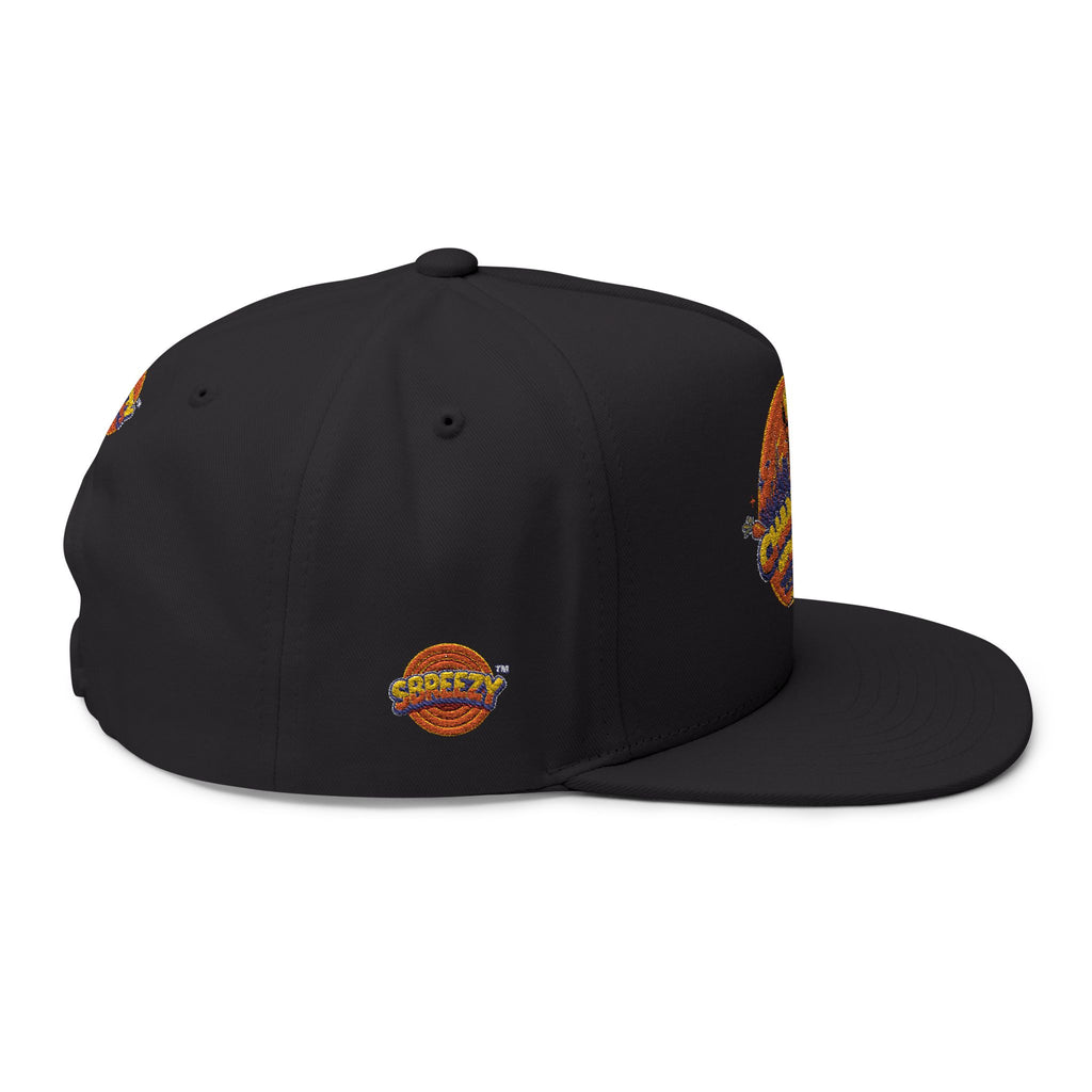 Champions Patch Flat Bill Cap — Embroidered New York Sports Snapback