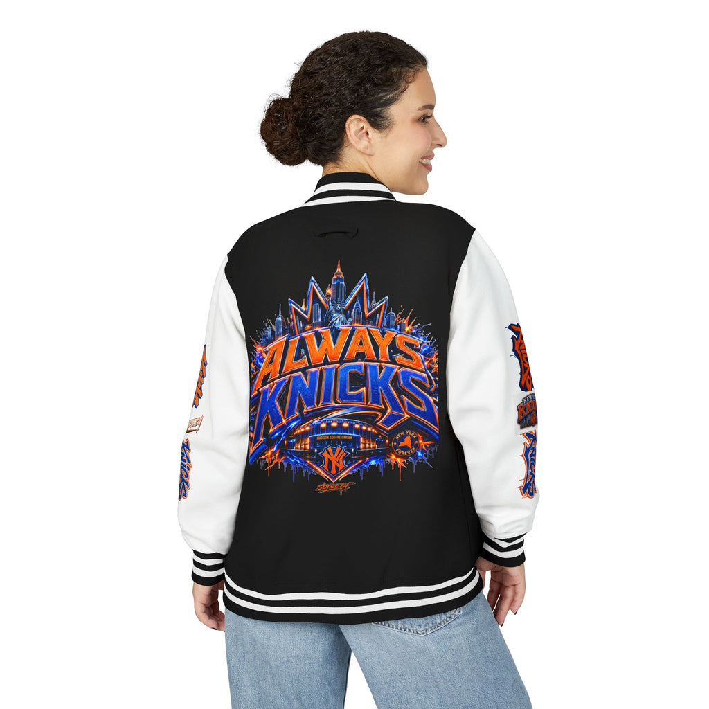 Always Knicks Letterman Jacket — New York Basketball Varsity Jacket