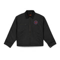 Knicks Duck Cloth Work Jacket — Embroidered Floral Patch Chest