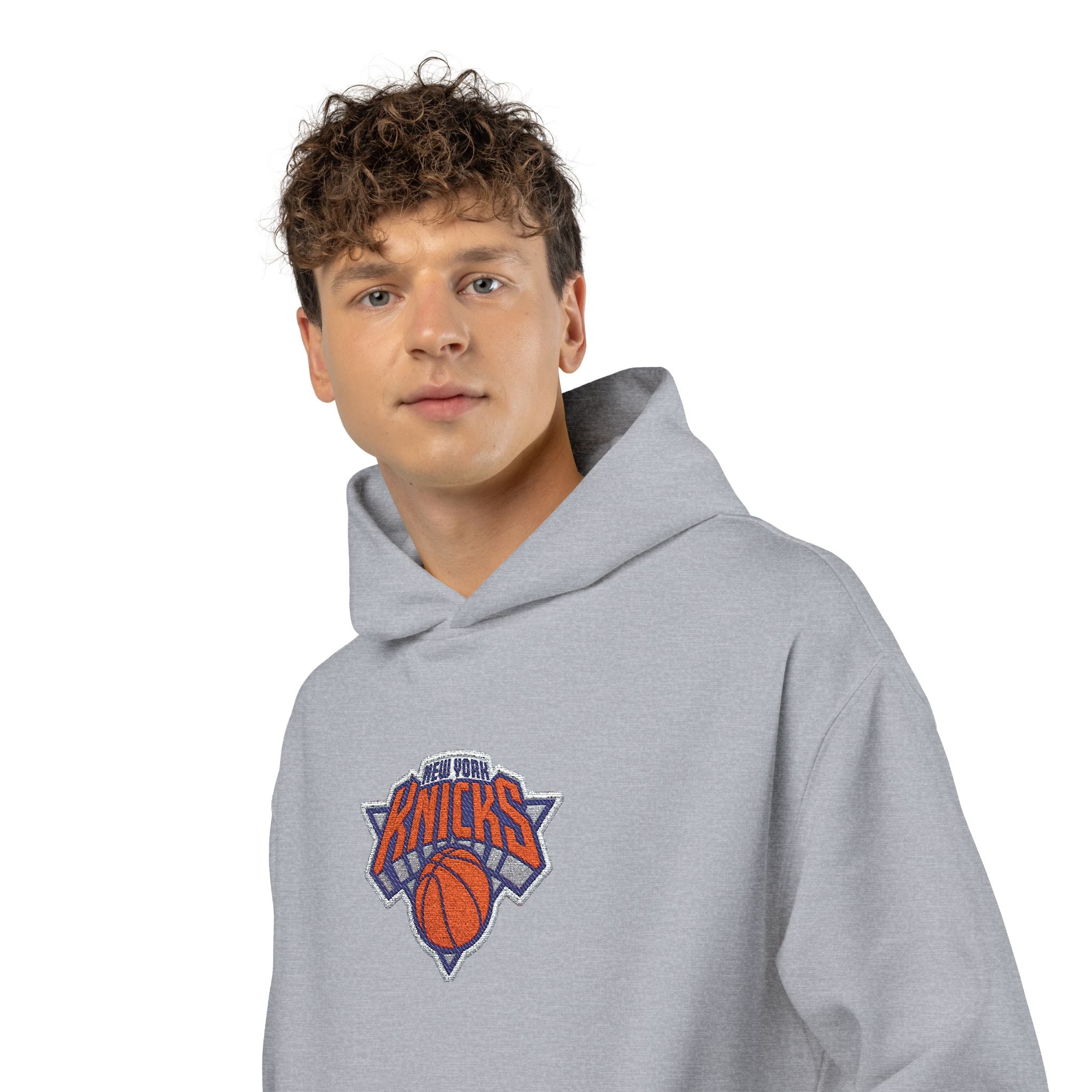 New York Knicks Logo Hoodie - Relaxed Streetwear Pullover