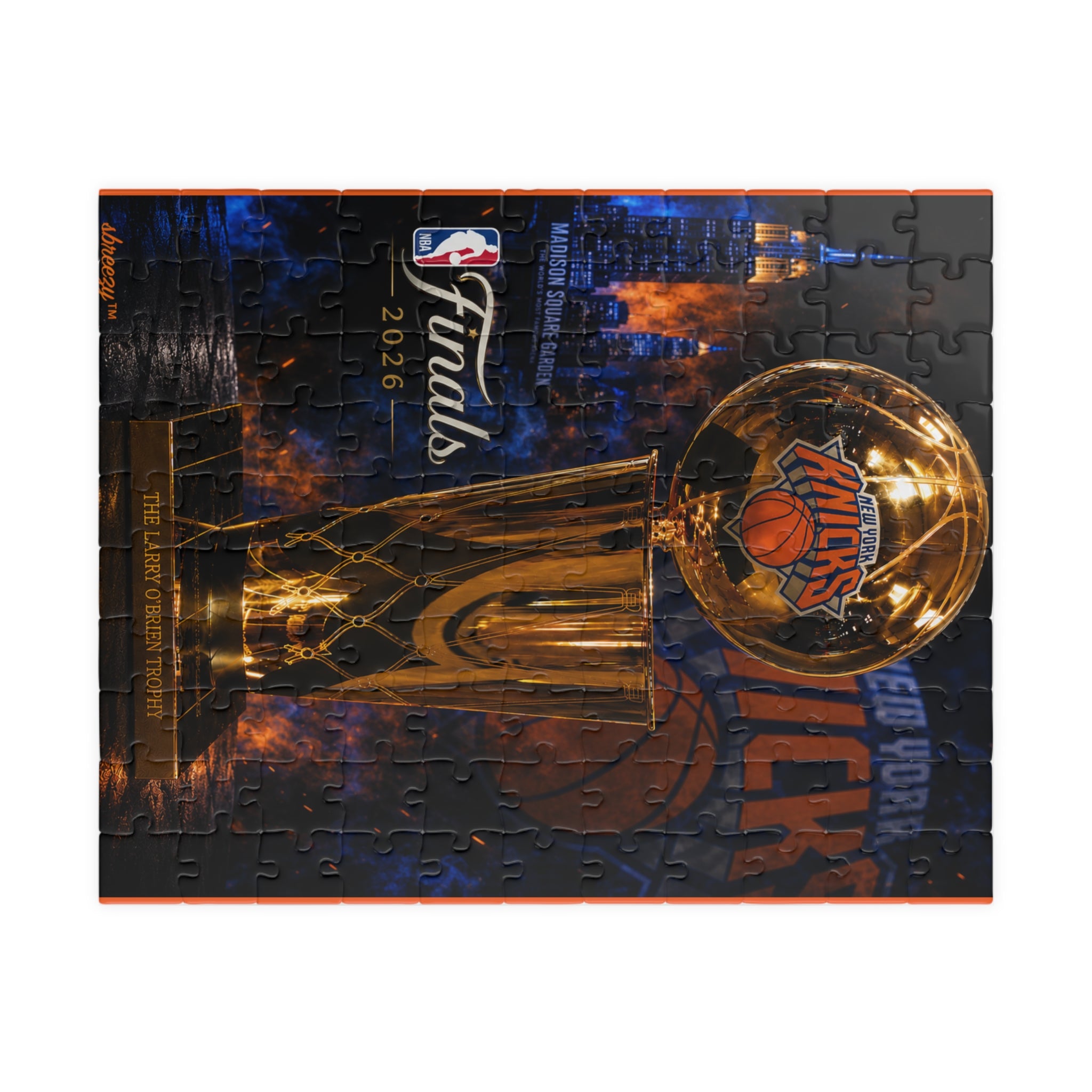 NBA Finals Trophy Puzzle — Basketball Championship Jigsaw (110/252/520/1014 pcs)