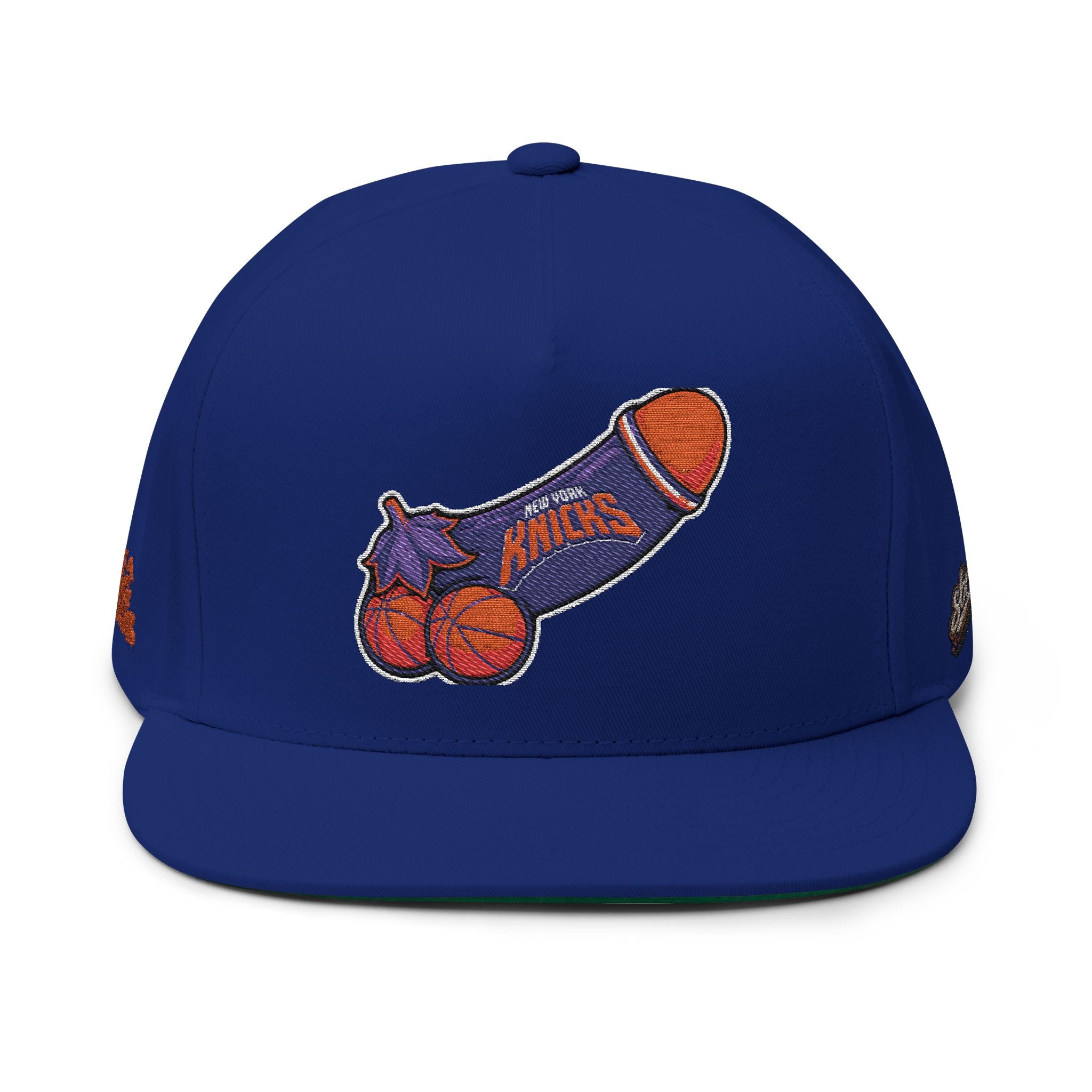 Embroidered Rocket Knicks Big Boy Flat Bill Cap