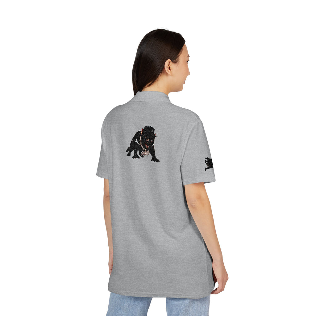 Embroidered Sbreezy Tasmanian Devil Kingdom Polo Shirt