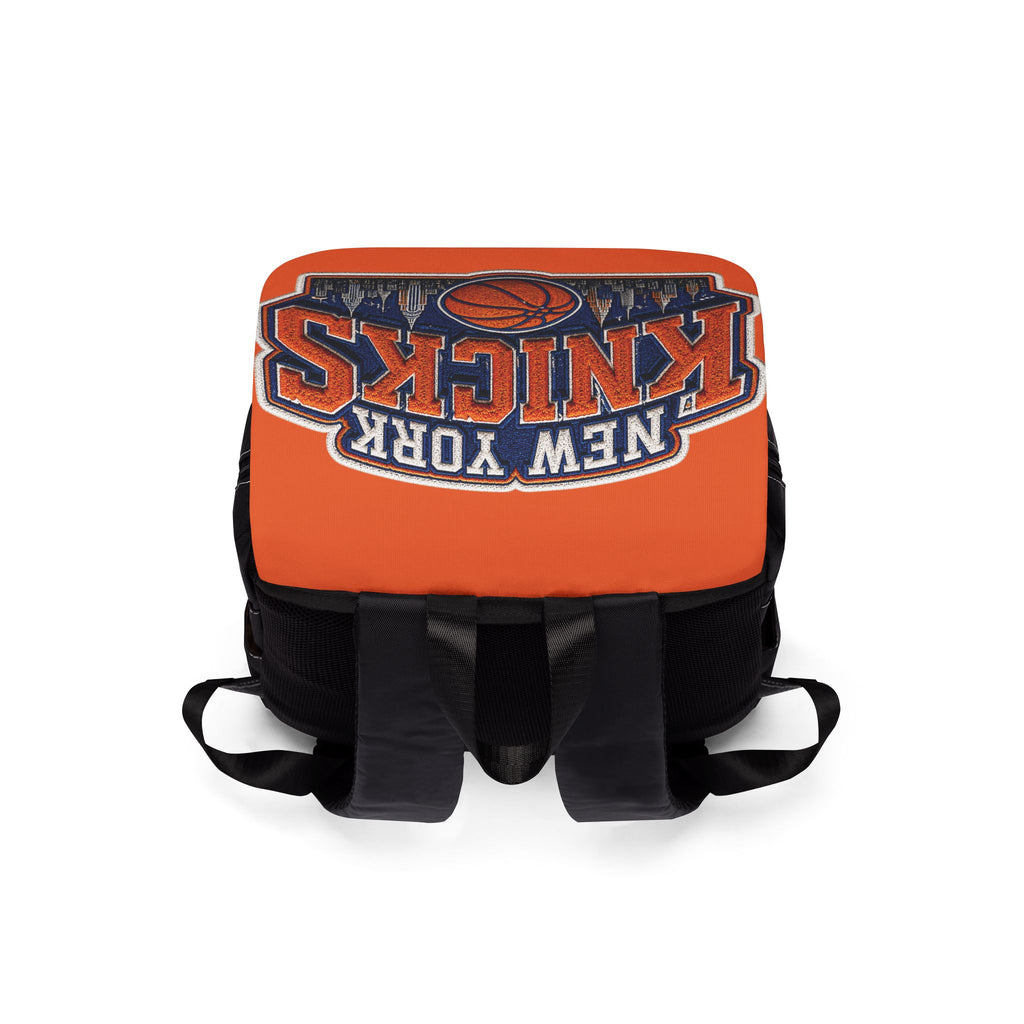New York Knicks Logo Shoulder Backpack — Casual NBA Fan School Bag