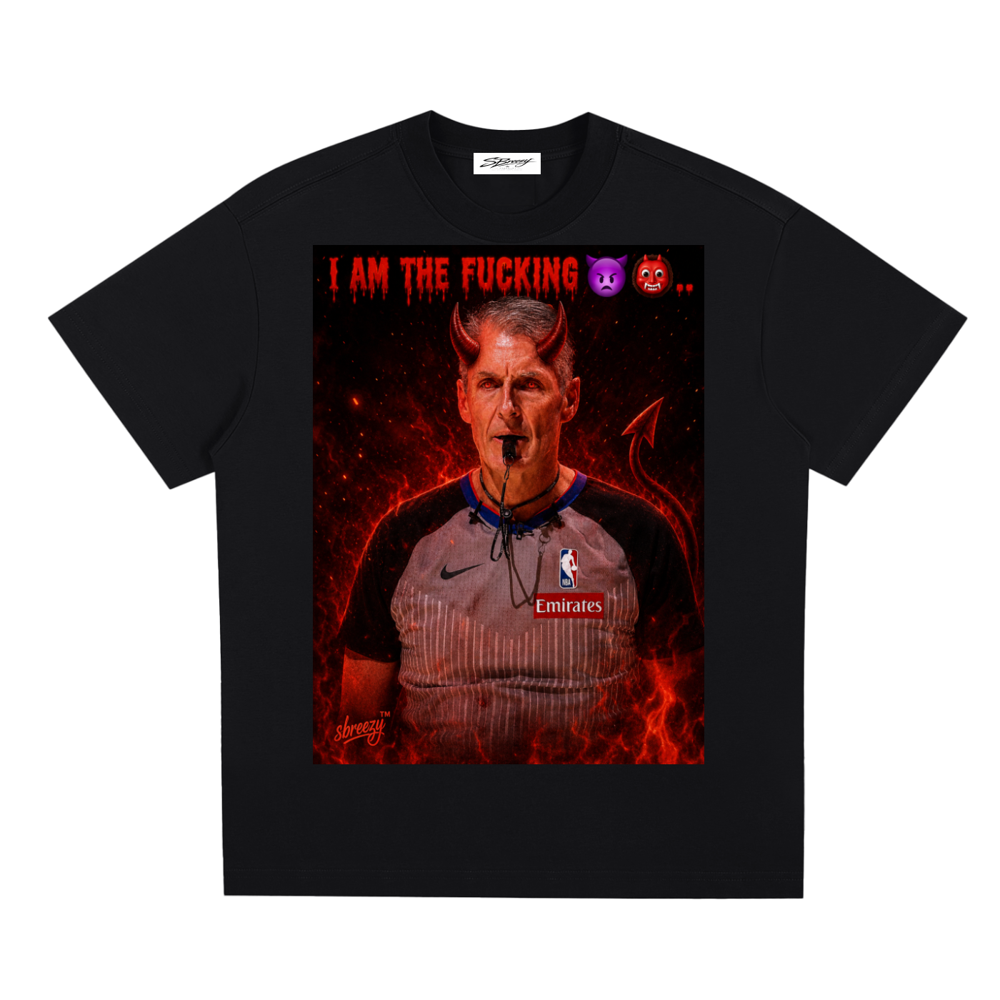 Evil devil NBA Foster T-Shirt