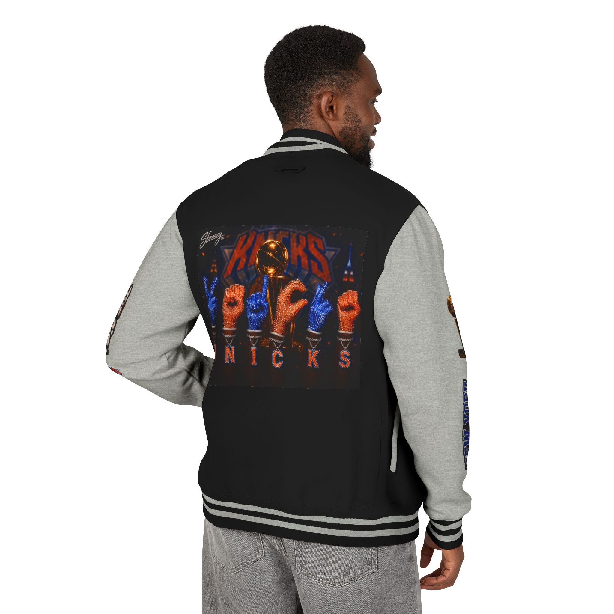 Knicks Letterman Jacket — Vintage NYC Basketball Varsity Jacket