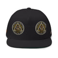 All-Seeing Eye Embroidered Flat Bill Cap — "KNICKS LIFE" Streetwear Snapback