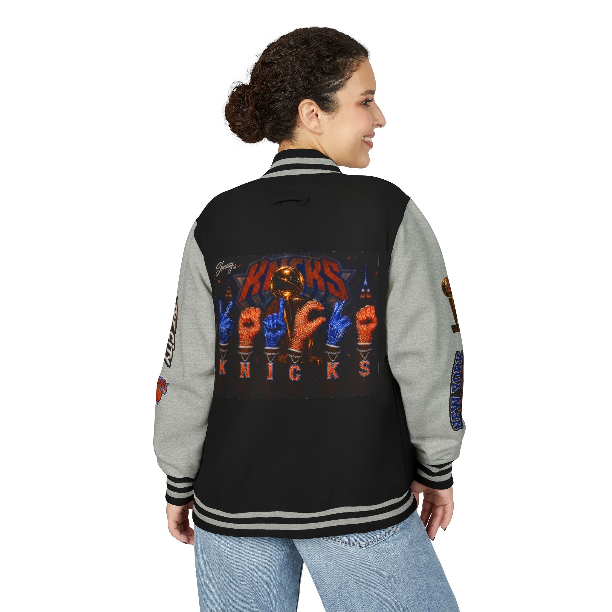 Knicks Letterman Jacket — Vintage NYC Basketball Varsity Jacket