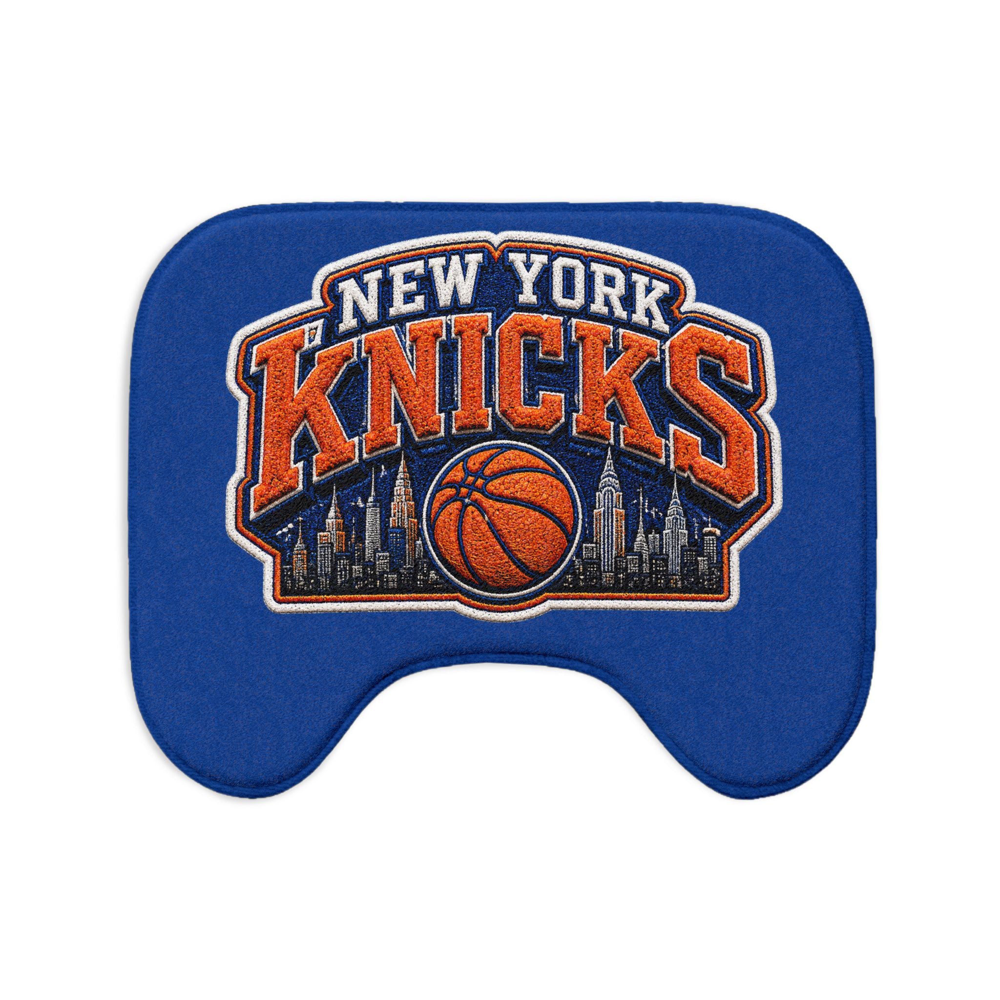 New York Knicks 3-Piece Bath Mat Set — NBA Basketball Bathroom Rugs