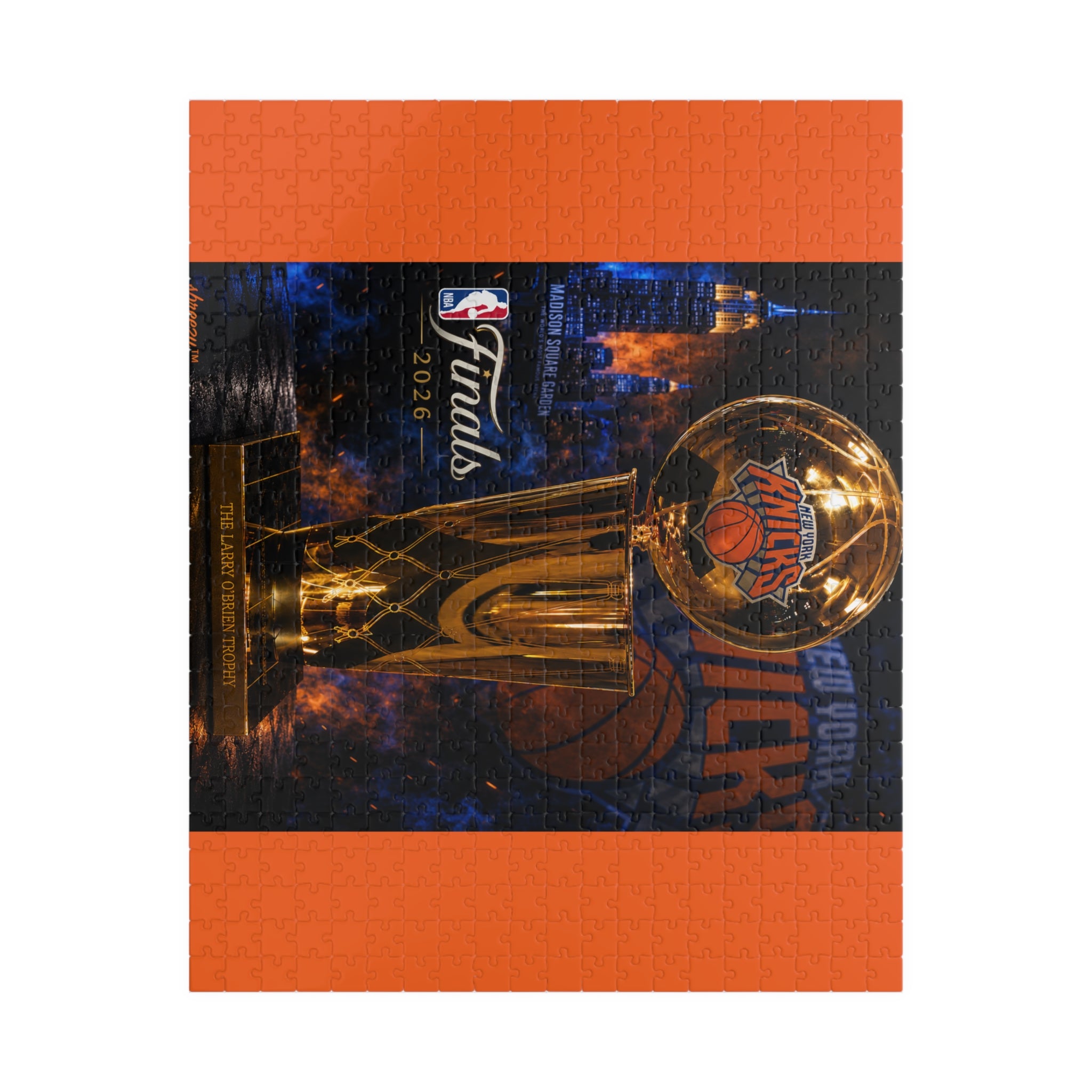 NBA Finals Trophy Puzzle — Basketball Championship Jigsaw (110/252/520/1014 pcs)