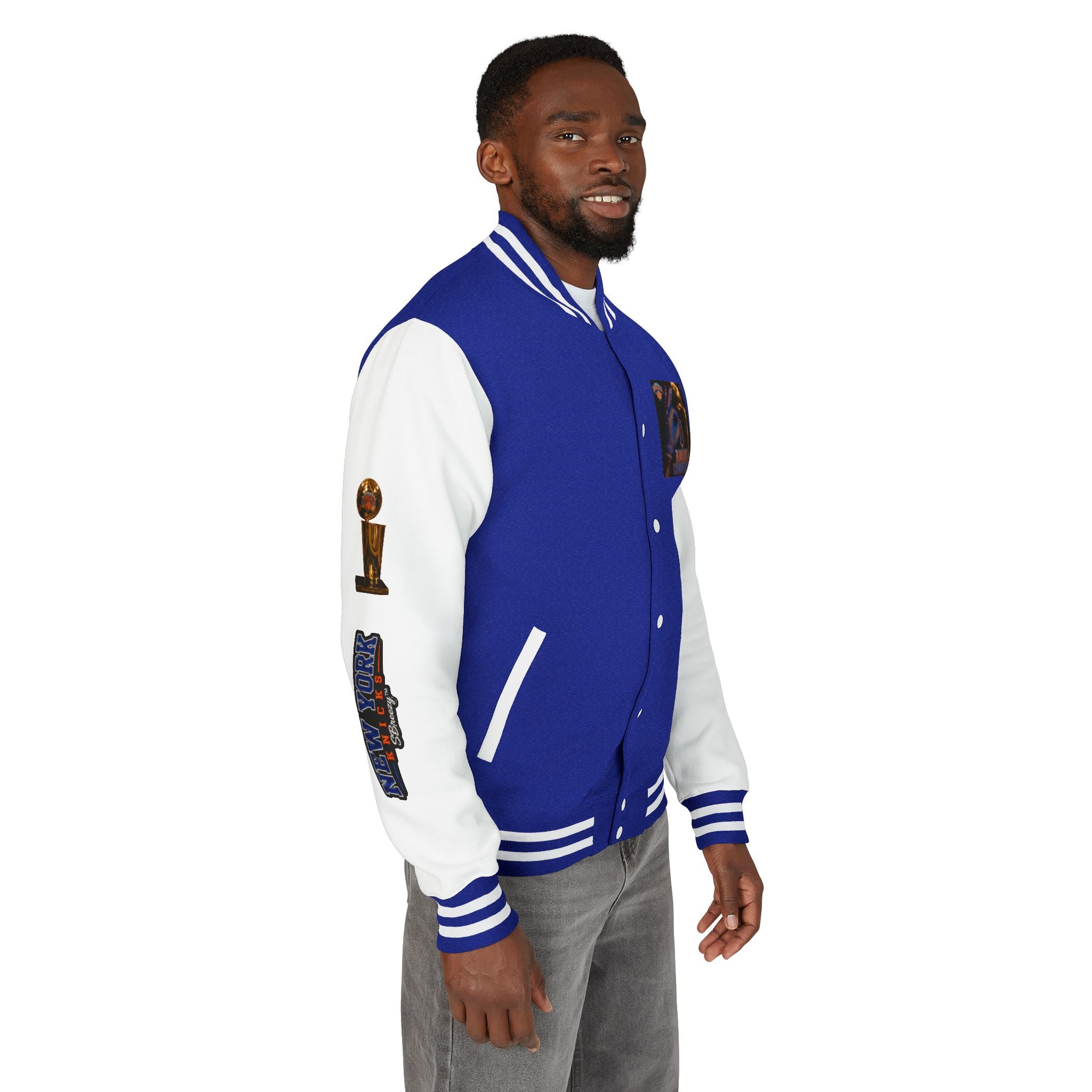 Knicks Letterman Jacket — Vintage NYC Basketball Varsity Jacket