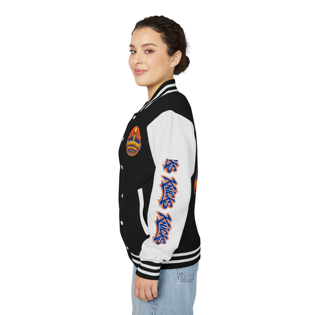 Knicks Championship Letterman Jacket — "That's All, Folks!" New York Stand Up