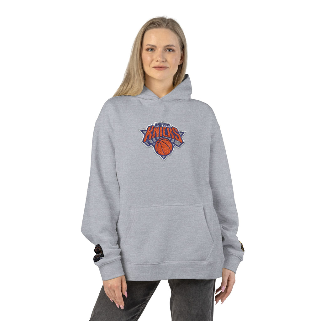 New York Knicks Logo Hoodie - Relaxed Streetwear Pullover