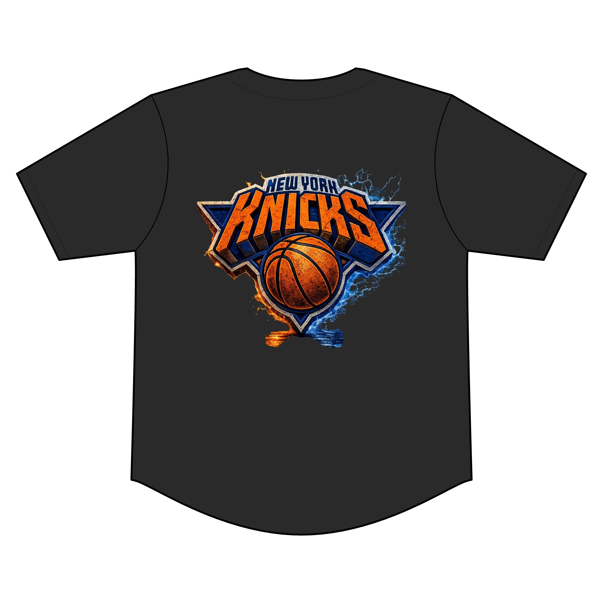 New York Knicks Basketball Jersey — PosiCharge Full-Button Mesh