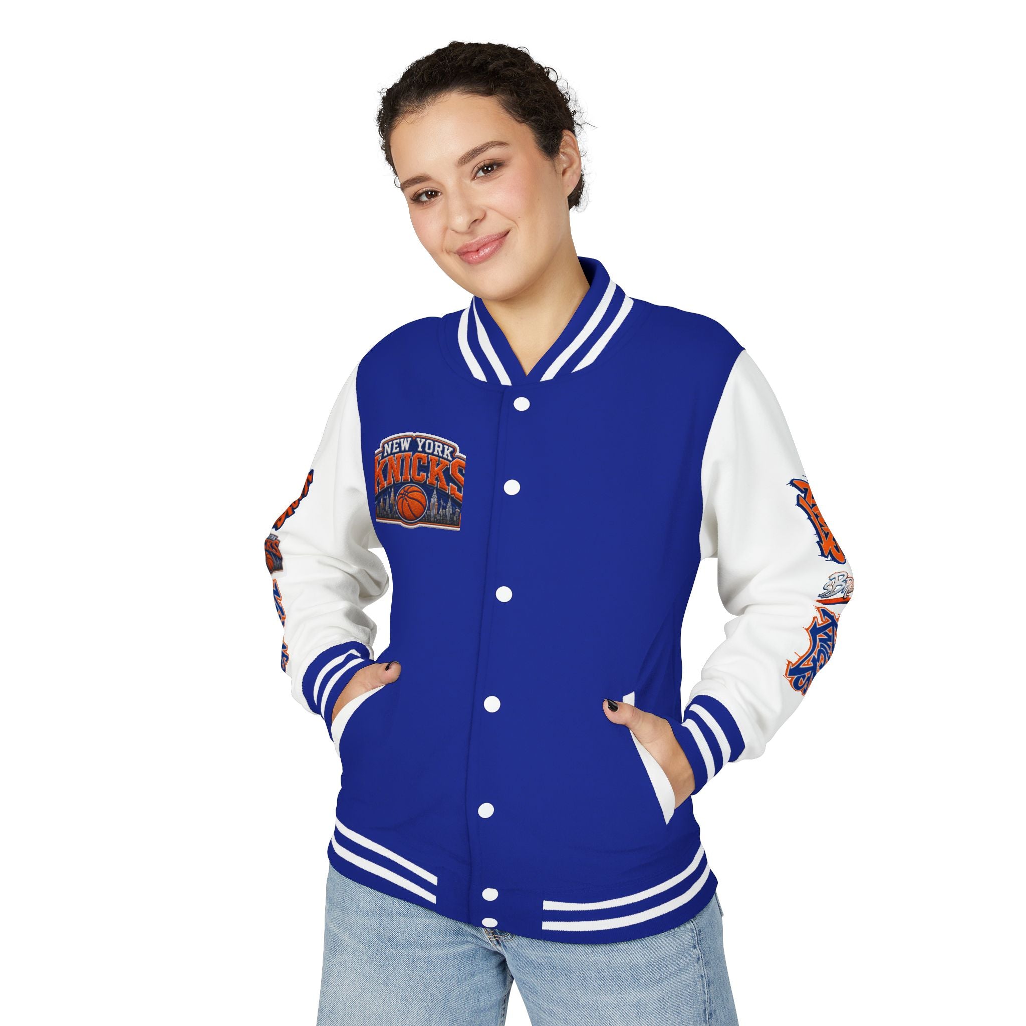 Always Knicks Letterman Jacket — New York Basketball Varsity Jacket