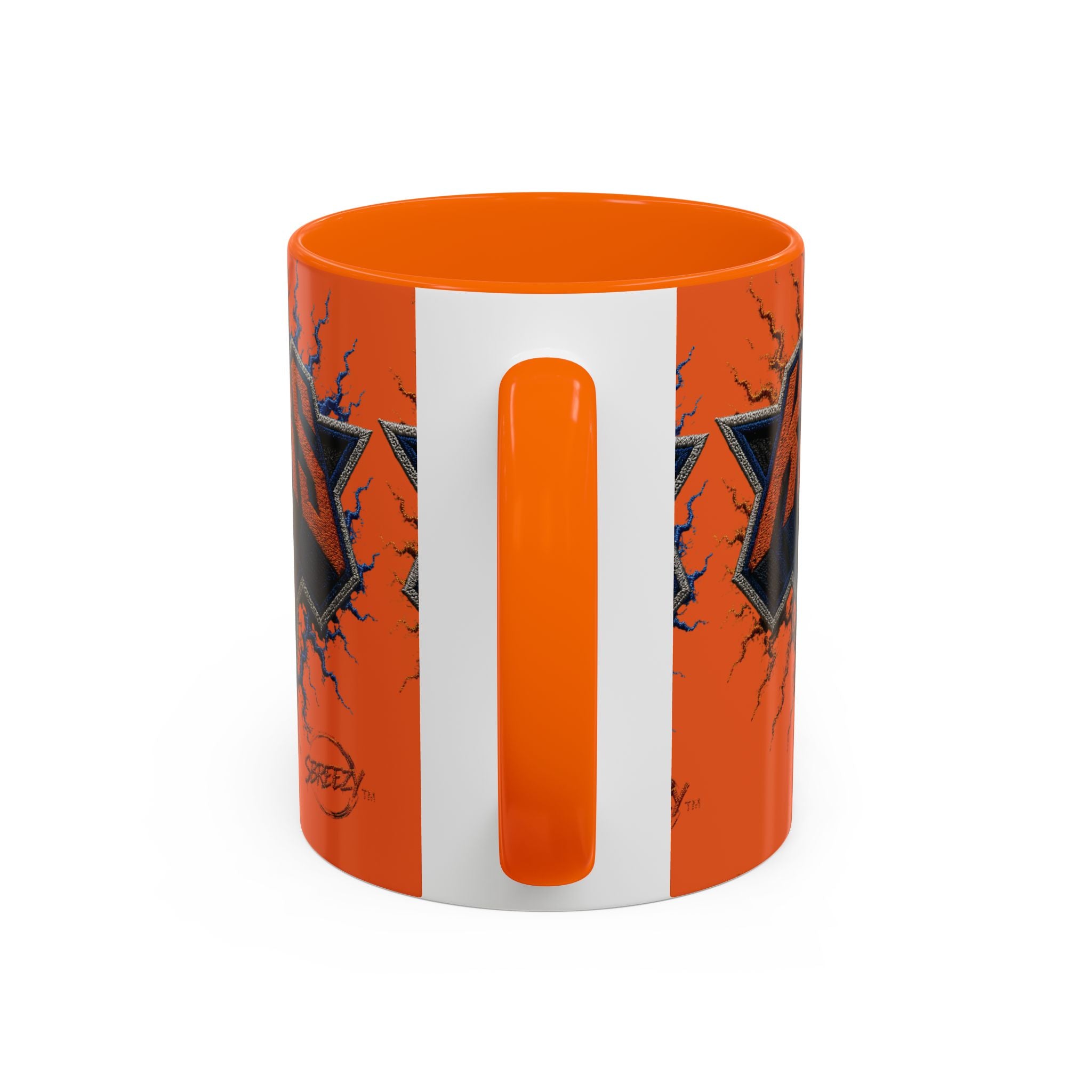 New York Knicks Basketball Accent Coffee Mug — 11/15oz Orange & Black