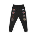Knicks Embroidered Patch Joggers — Vintage Badge Graphic Sweatpants
