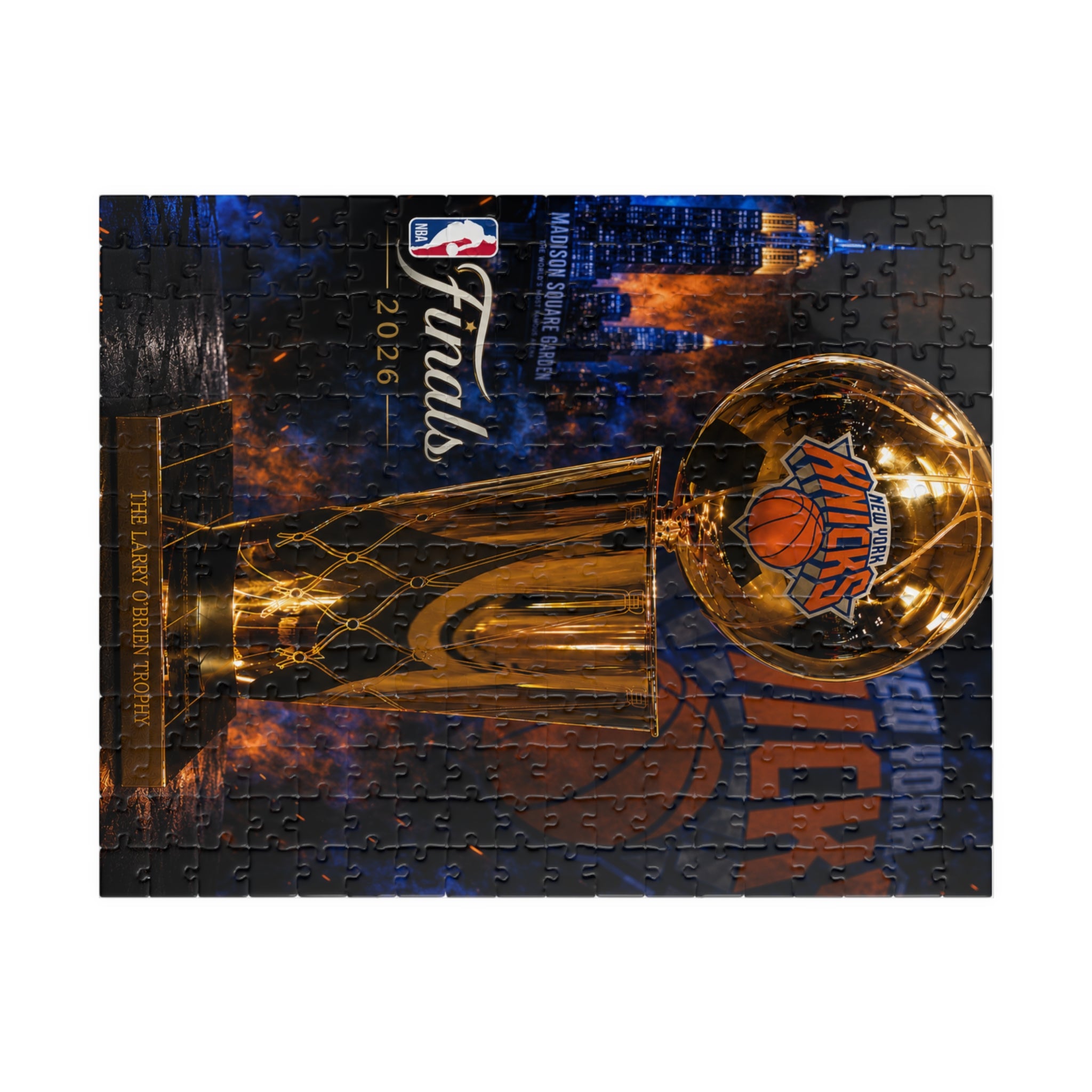 NBA Finals Trophy Puzzle — Basketball Championship Jigsaw (110/252/520/1014 pcs)