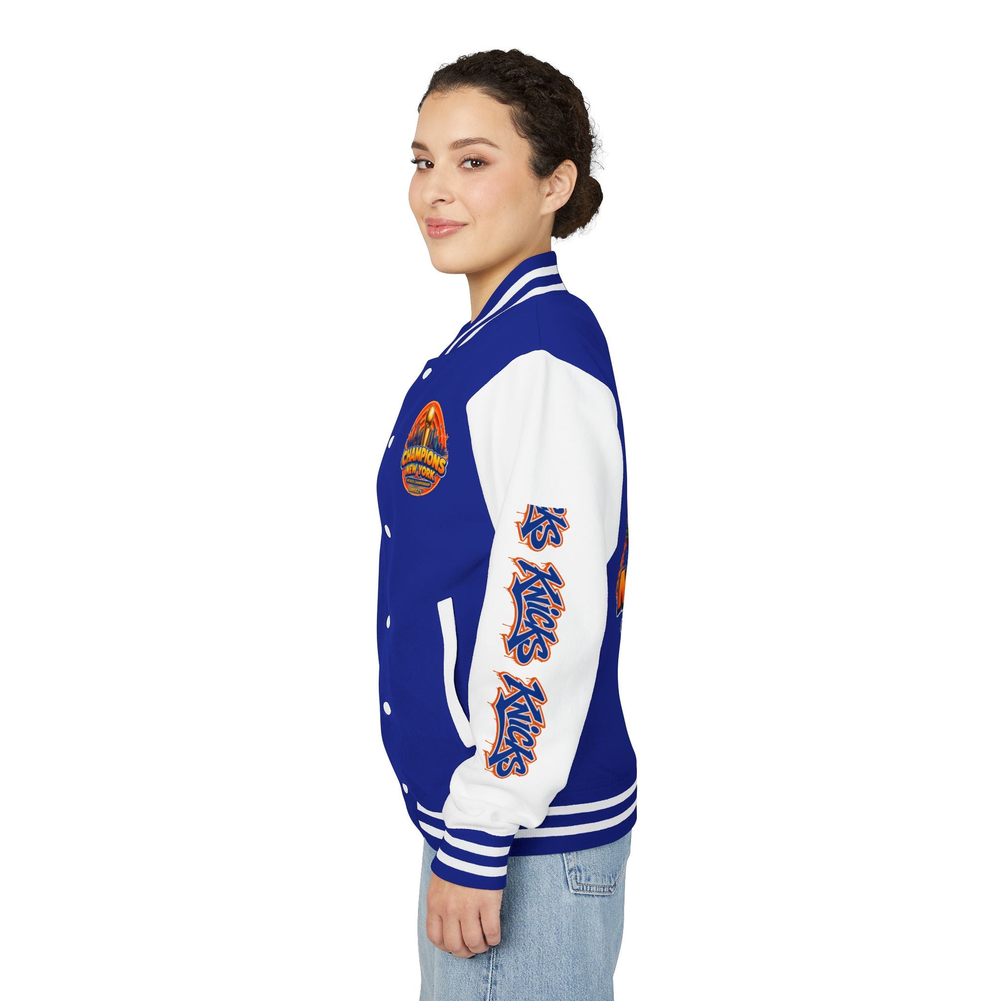 Knicks Championship Letterman Jacket — "That's All, Folks!" New York Stand Up
