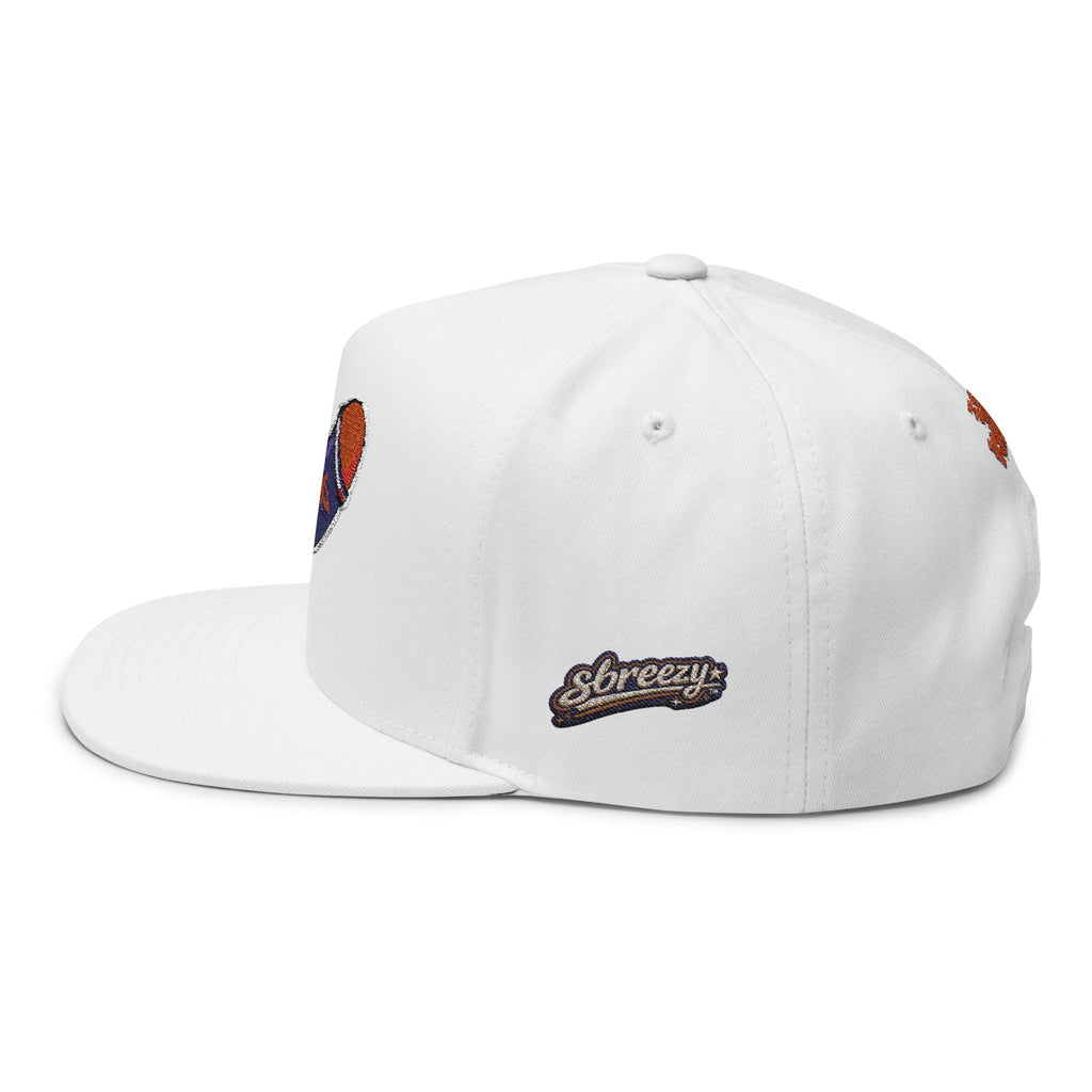 Embroidered Rocket Knicks Big Boy Flat Bill Cap