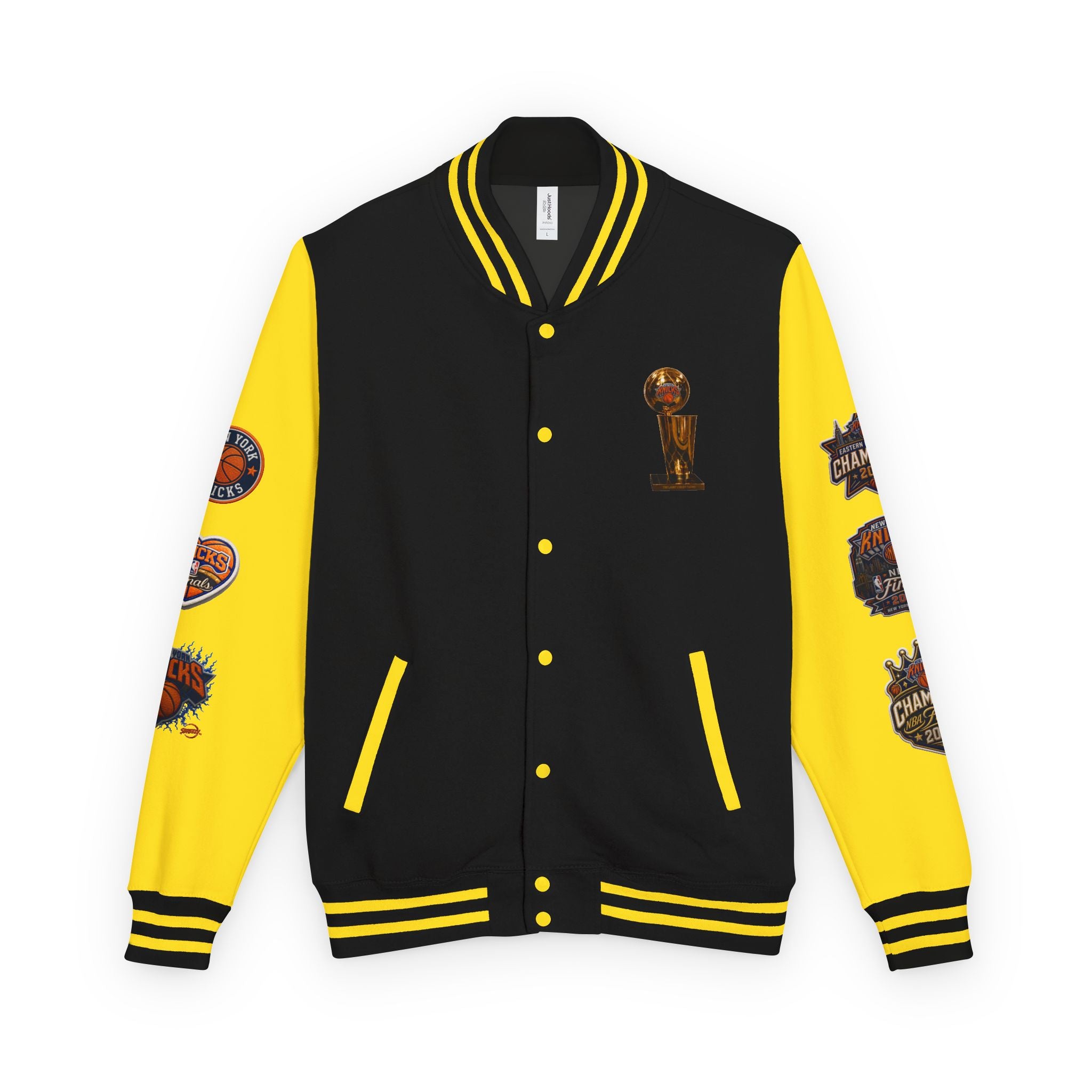 Knicks Patch Letterman Jacket — New York Basketball Varsity Jacket