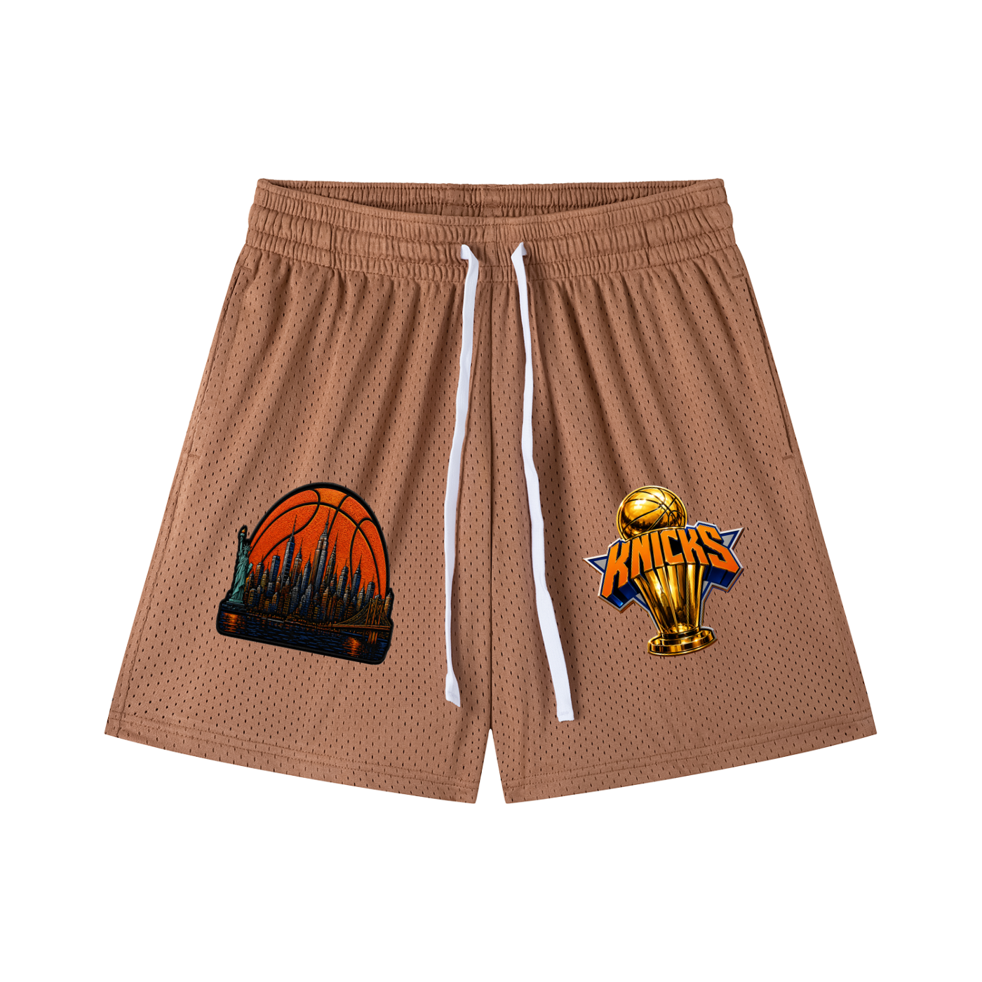 Knicks Championship Mesh Drawstring Shorts