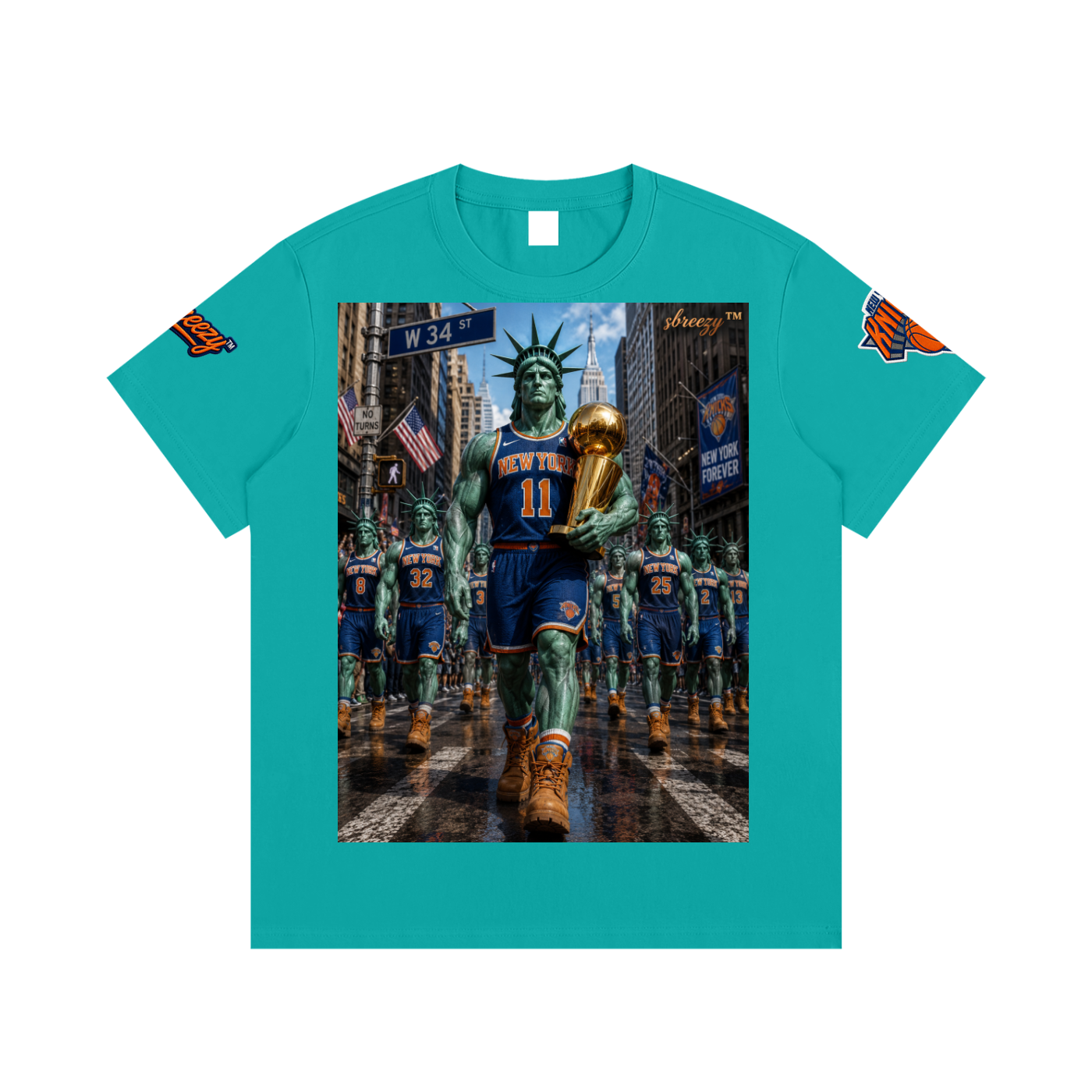 Statue  Of Jalen Brunson T-shirt