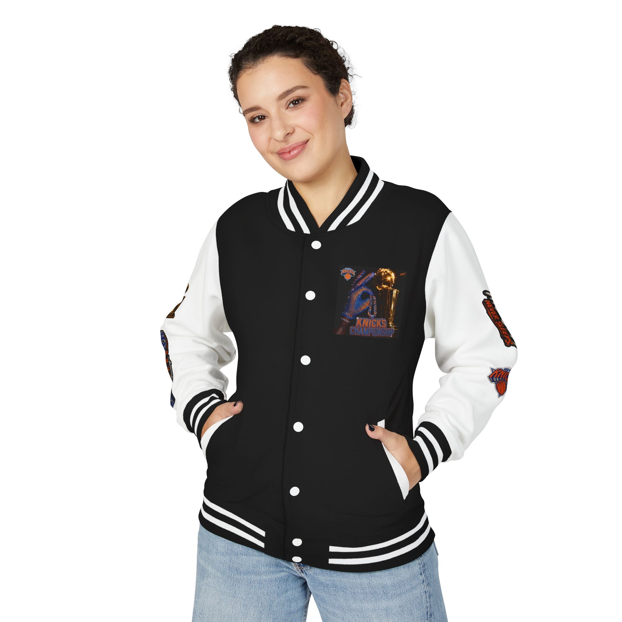 Knicks Letterman Jacket — Vintage NYC Basketball Varsity Jacket